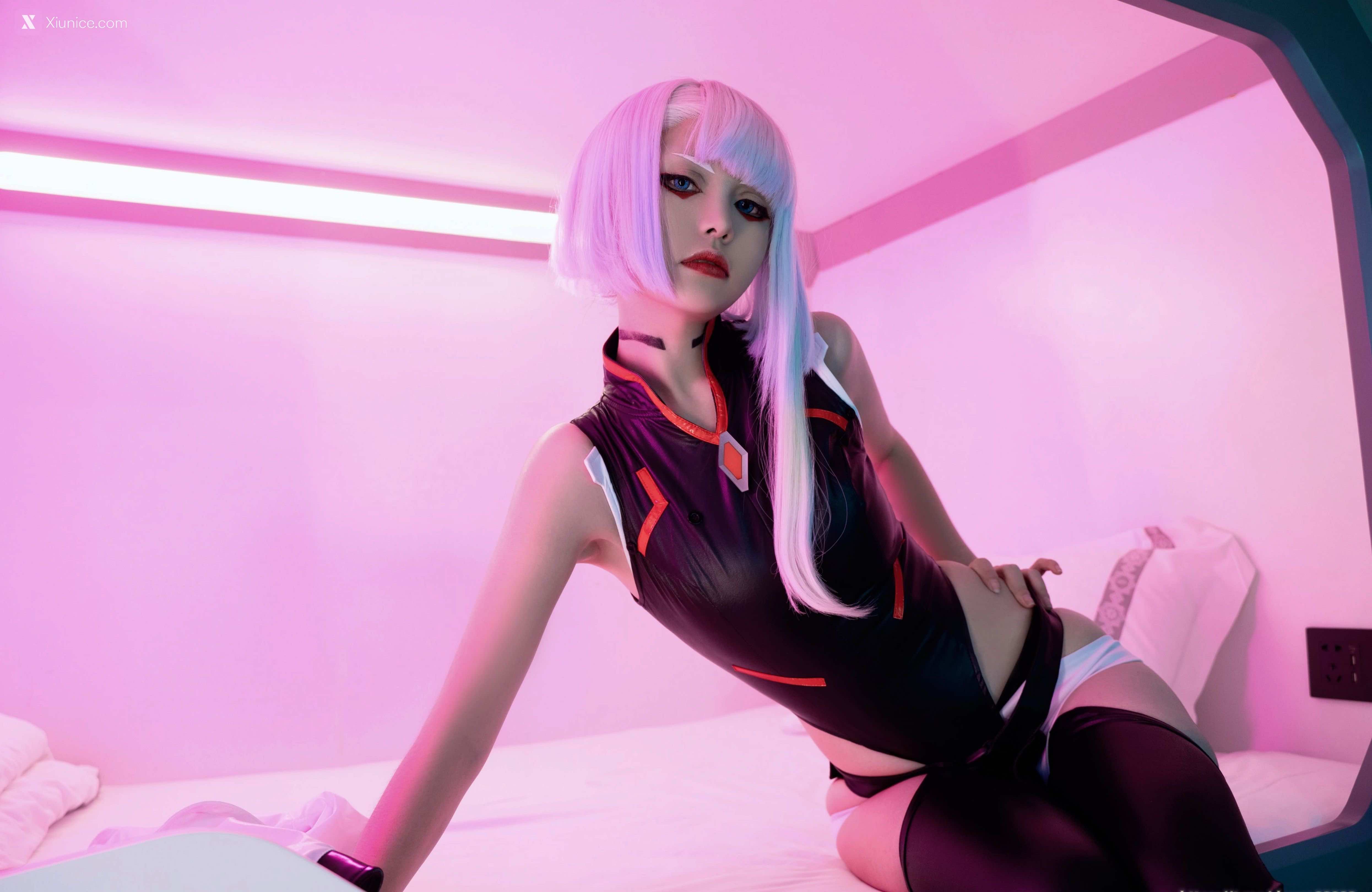 Coser@爆机少女喵小吉 (Nekokoyoshi) 赛博朋克 边缘行者 Lucy 93P 4K 第89张图