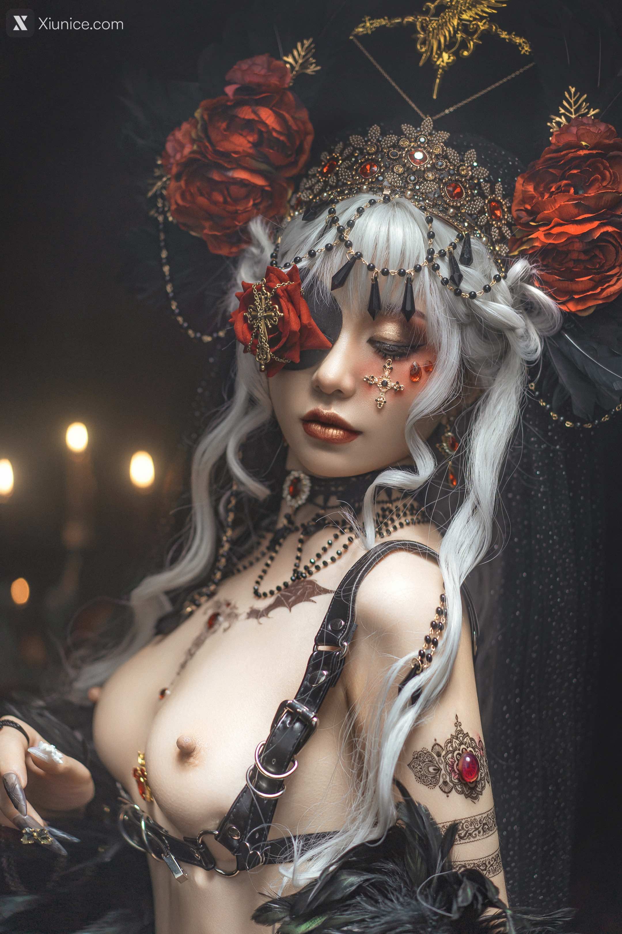 Coser@爆机少女喵小吉 (Nekokoyoshi) 乌鸦 63P 4K 第24张图