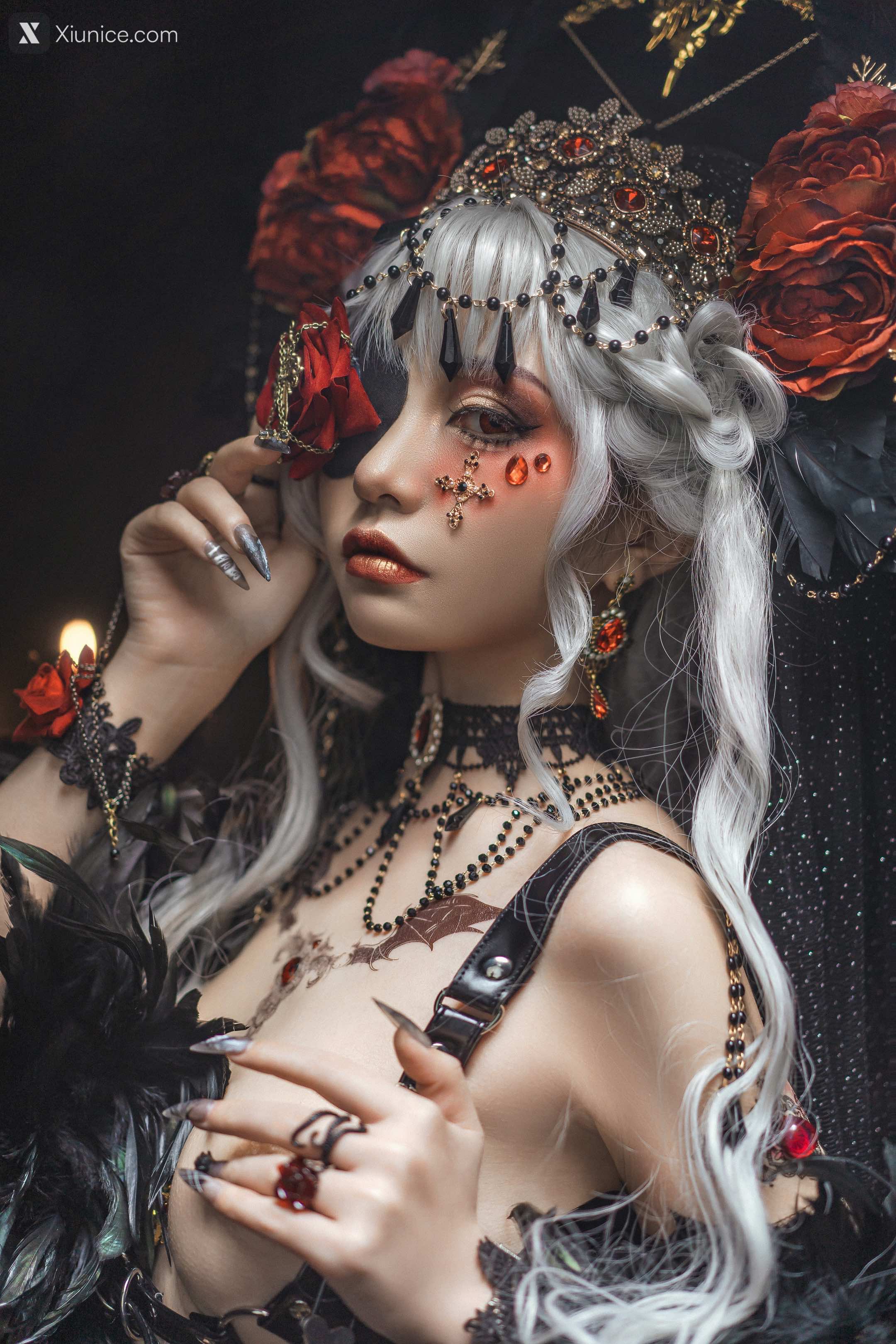 Coser@爆机少女喵小吉 (Nekokoyoshi) 乌鸦 63P 4K 第25张图