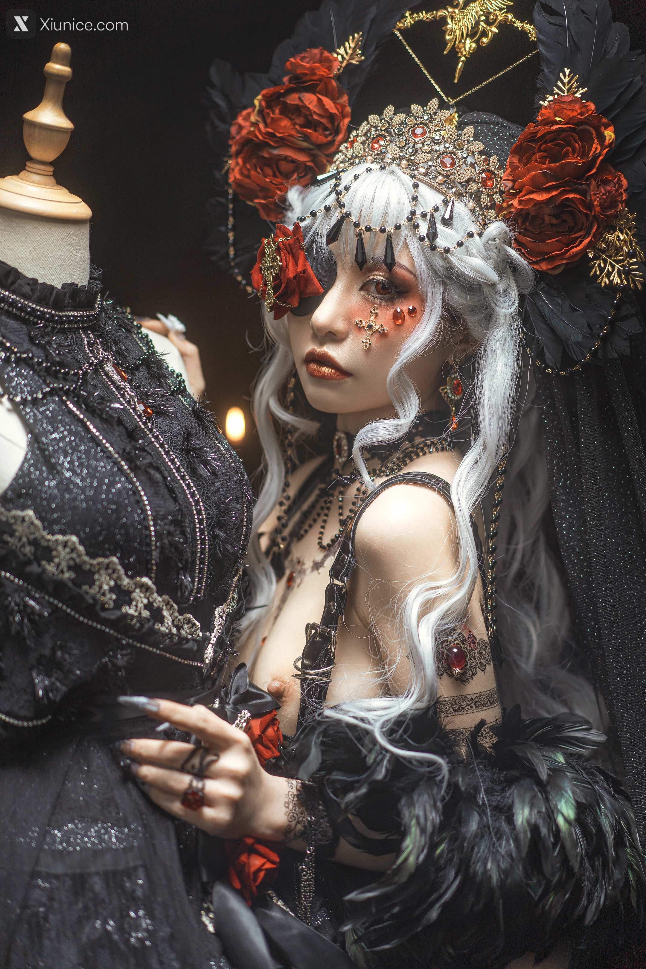 Coser@爆机少女喵小吉 (Nekokoyoshi) 乌鸦 63P 4K 第30张图