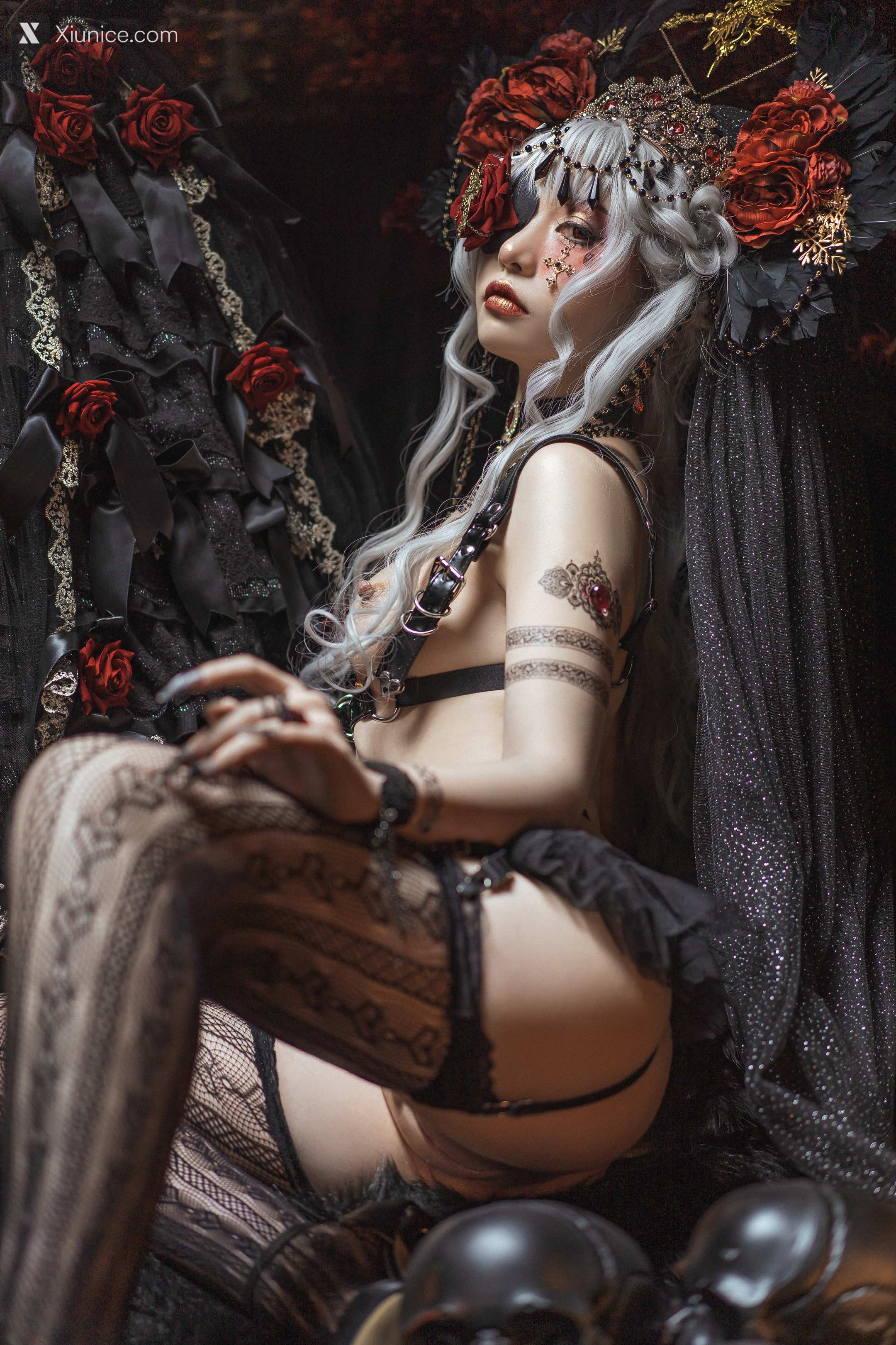 Coser@爆机少女喵小吉 (Nekokoyoshi) 乌鸦 63P 4K 第36张图