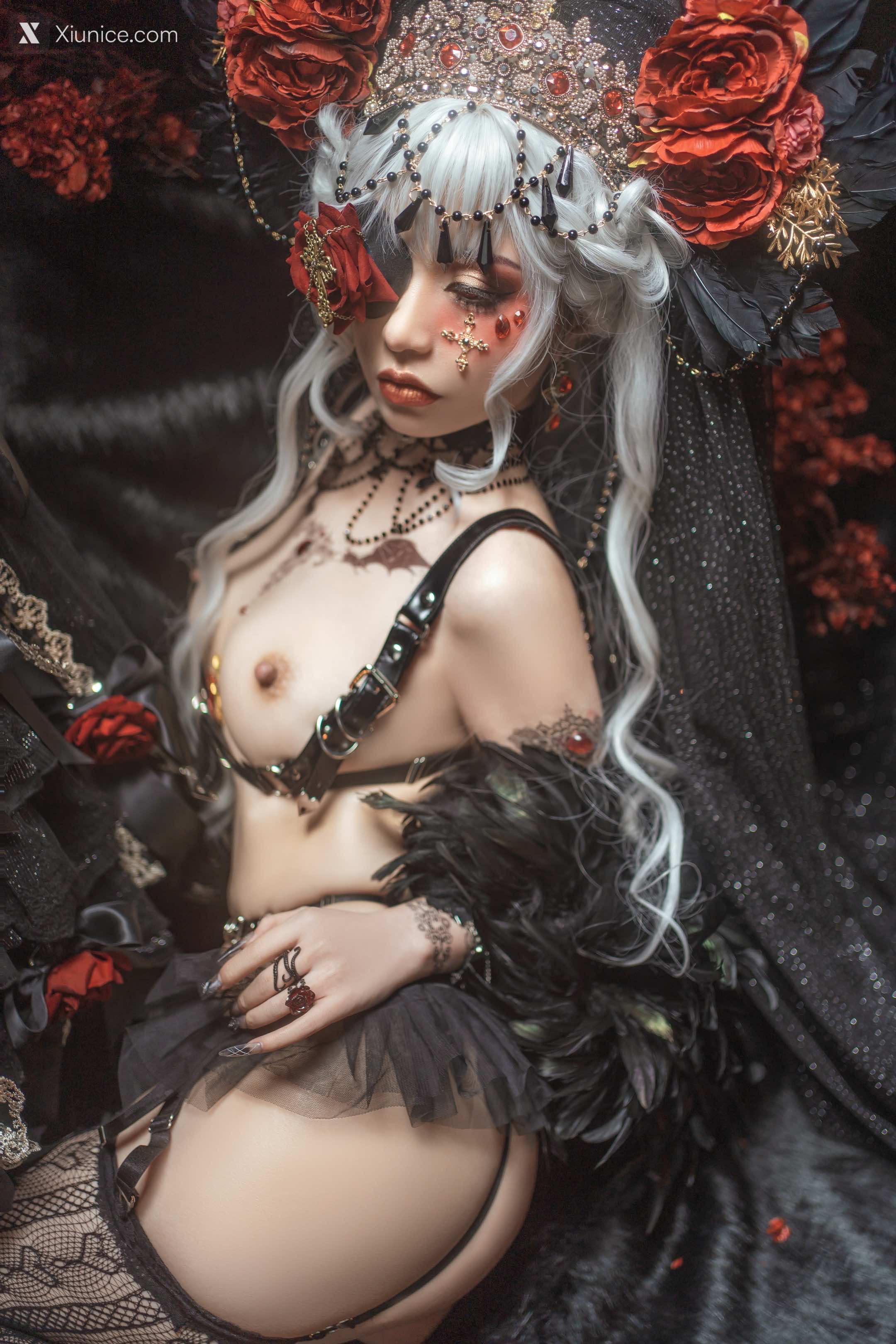 Coser@爆机少女喵小吉 (Nekokoyoshi) 乌鸦 63P 4K 第39张图