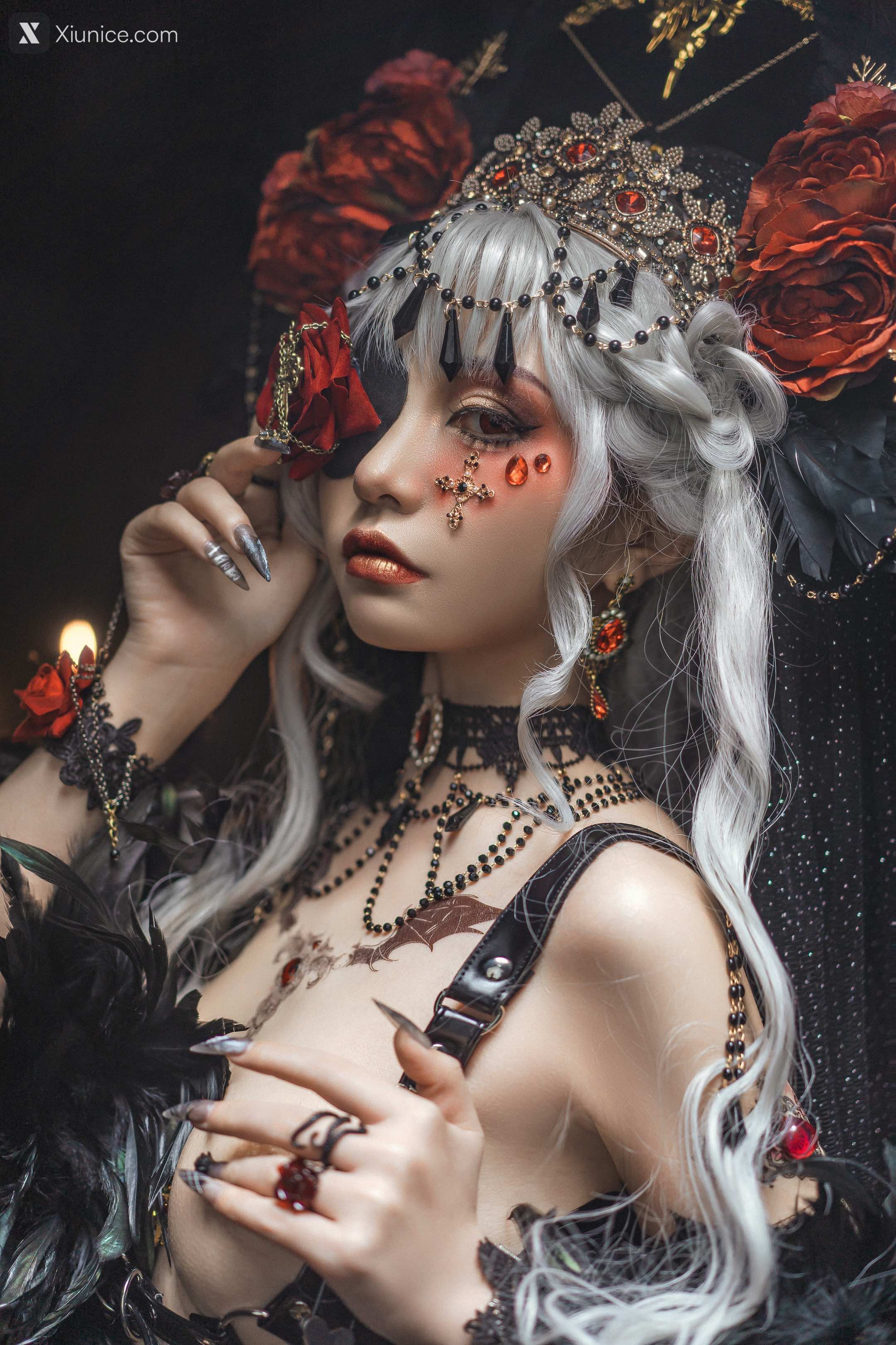 Coser@爆机少女喵小吉 (Nekokoyoshi) 乌鸦 63P 4K 第63张图