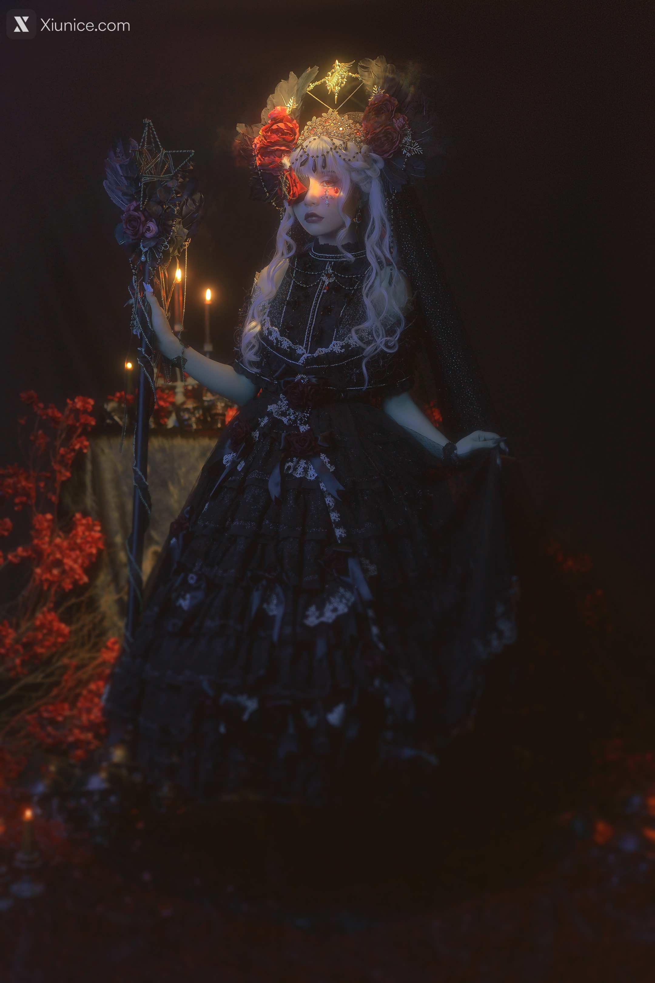 Coser@爆机少女喵小吉 (Nekokoyoshi) 乌鸦 63P 4K 第10张图