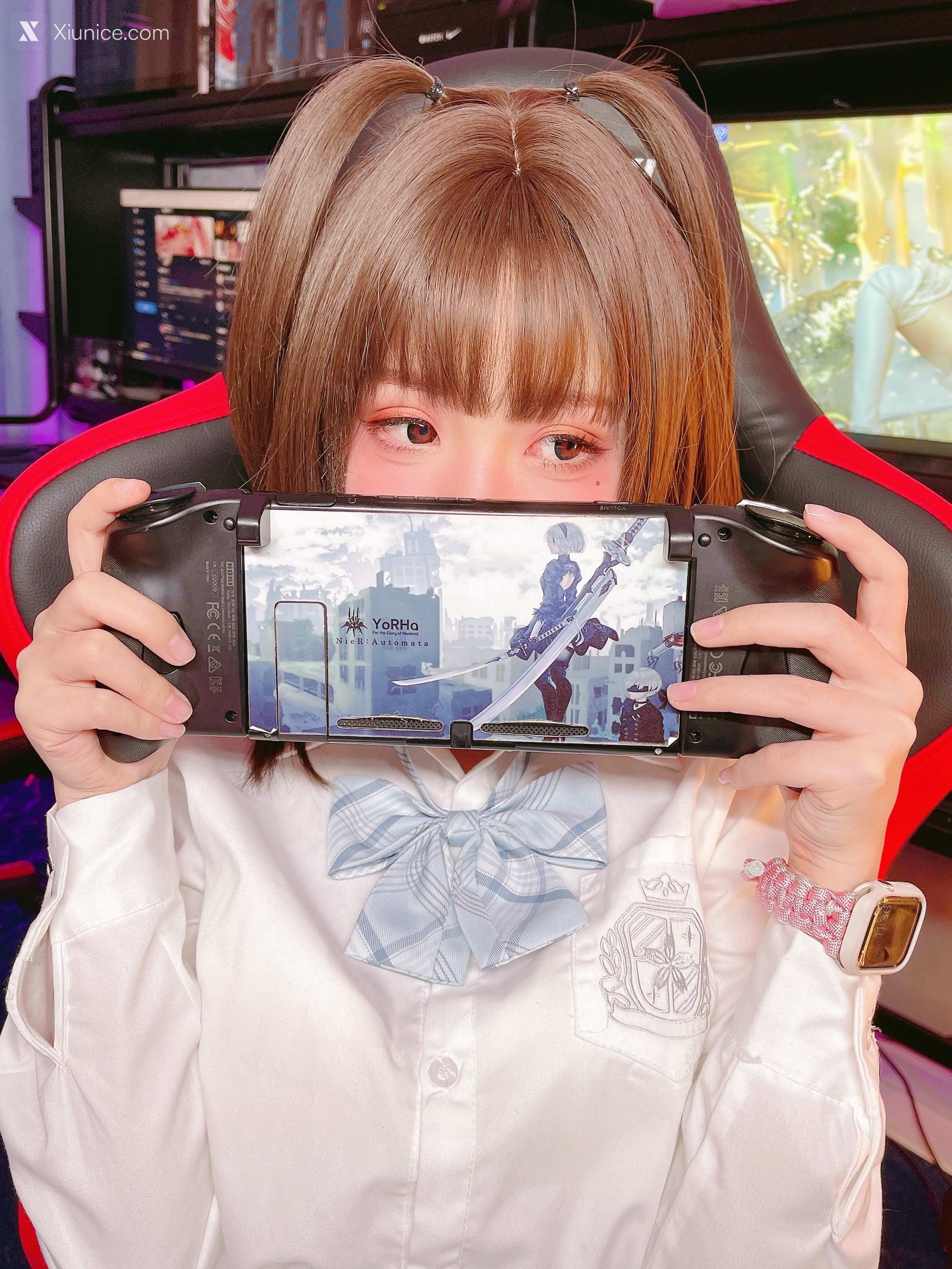 Coser@爆机少女喵小吉 (Nekokoyoshi) 小吉的电玩时间 44P 4K 第33张图
