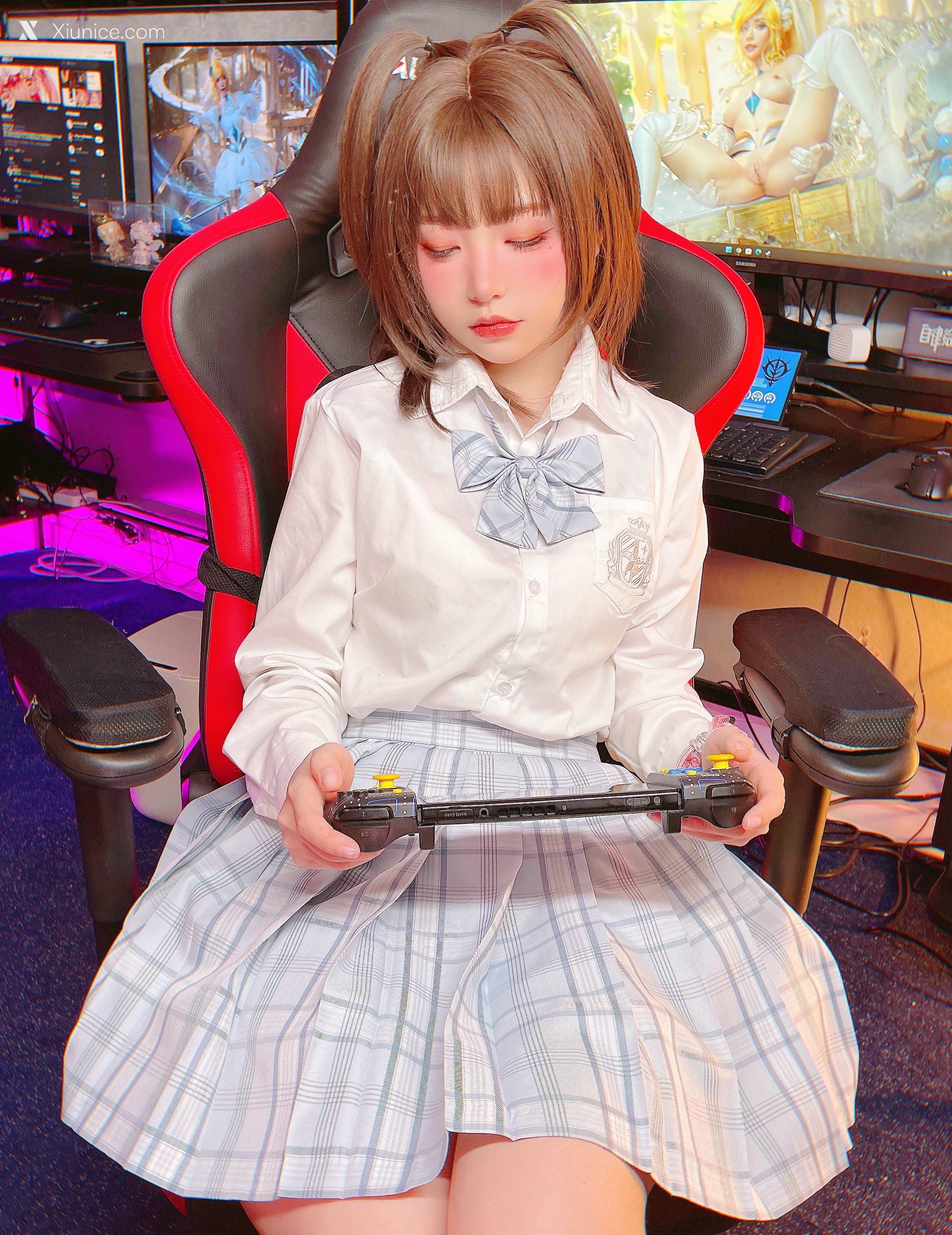Coser@爆机少女喵小吉 (Nekokoyoshi) 小吉的电玩时间 44P 4K 第42张图