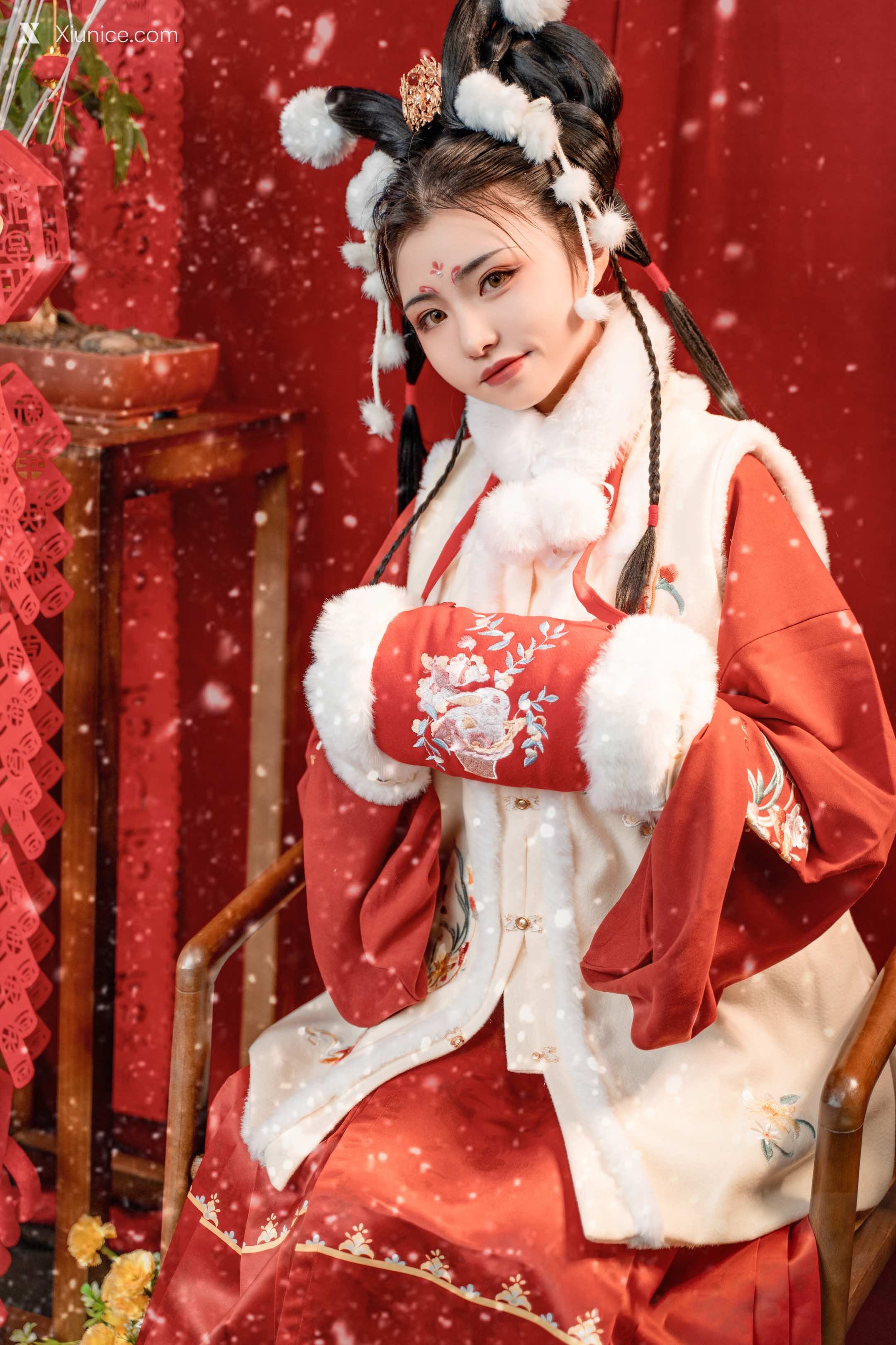 Coser@爆机少女喵小吉 (Nekokoyoshi) 玉兔迎春+++ 79P 4K 第3张图