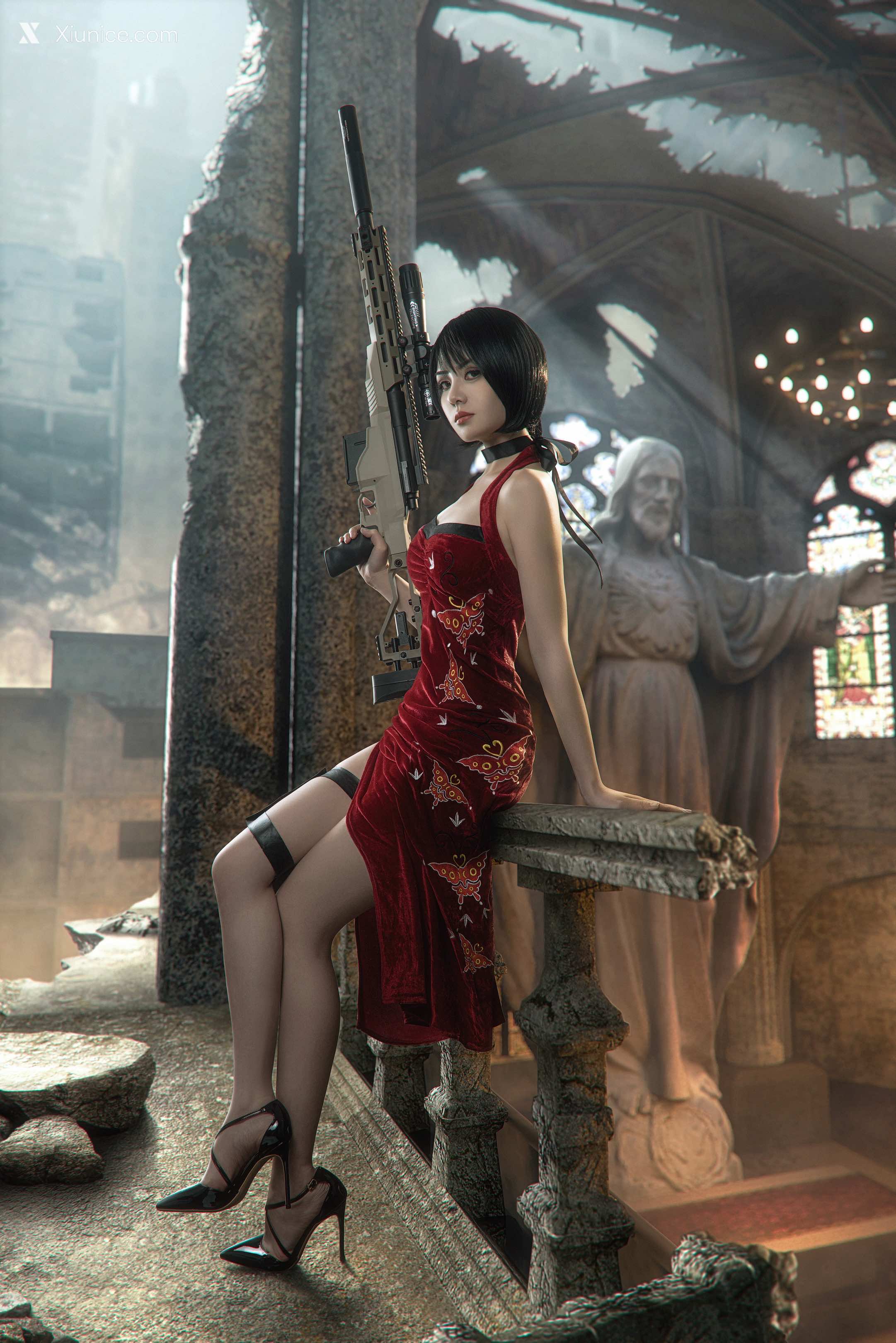 Coser@爆机少女喵小吉 (Nekokoyoshi) 生化危机 艾达王 88P 4K 第82张图
