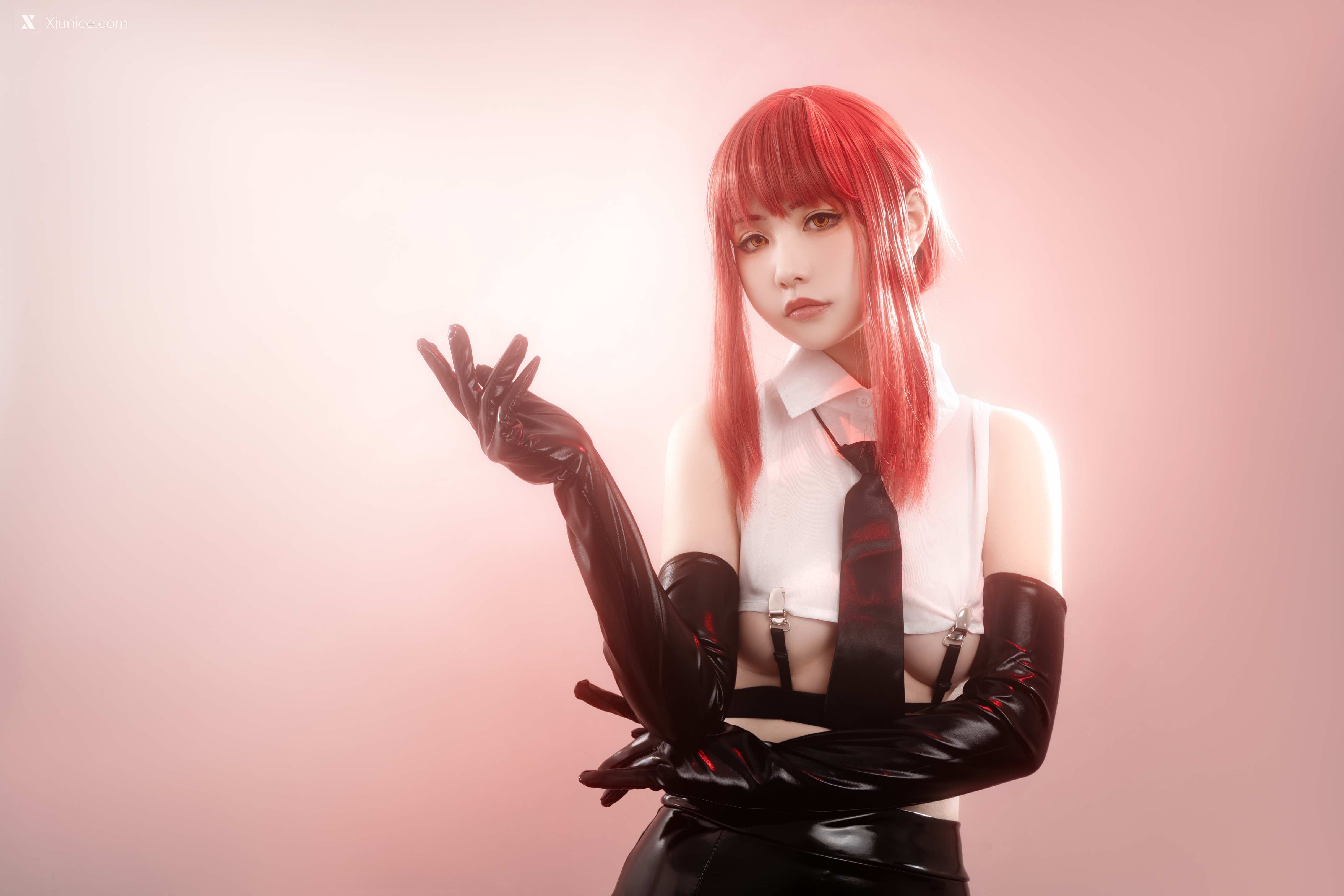Coser@爆机少女喵小吉 (Nekokoyoshi) 电锯人 玛奇玛 88P 4K 第13张图