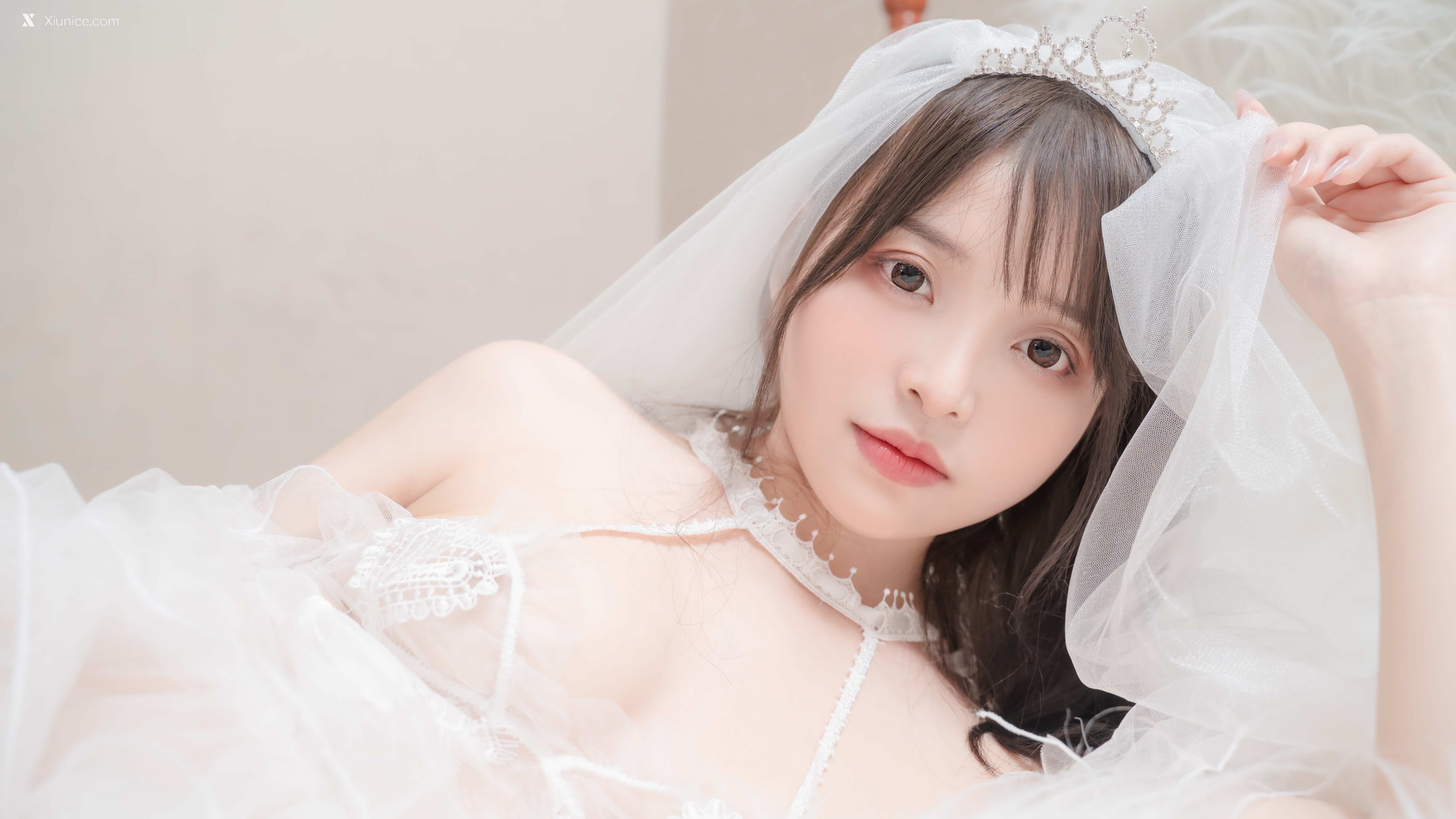 Coser@爆机少女喵小吉 (Nekokoyoshi) 白色花嫁 31P 4K 第17张图