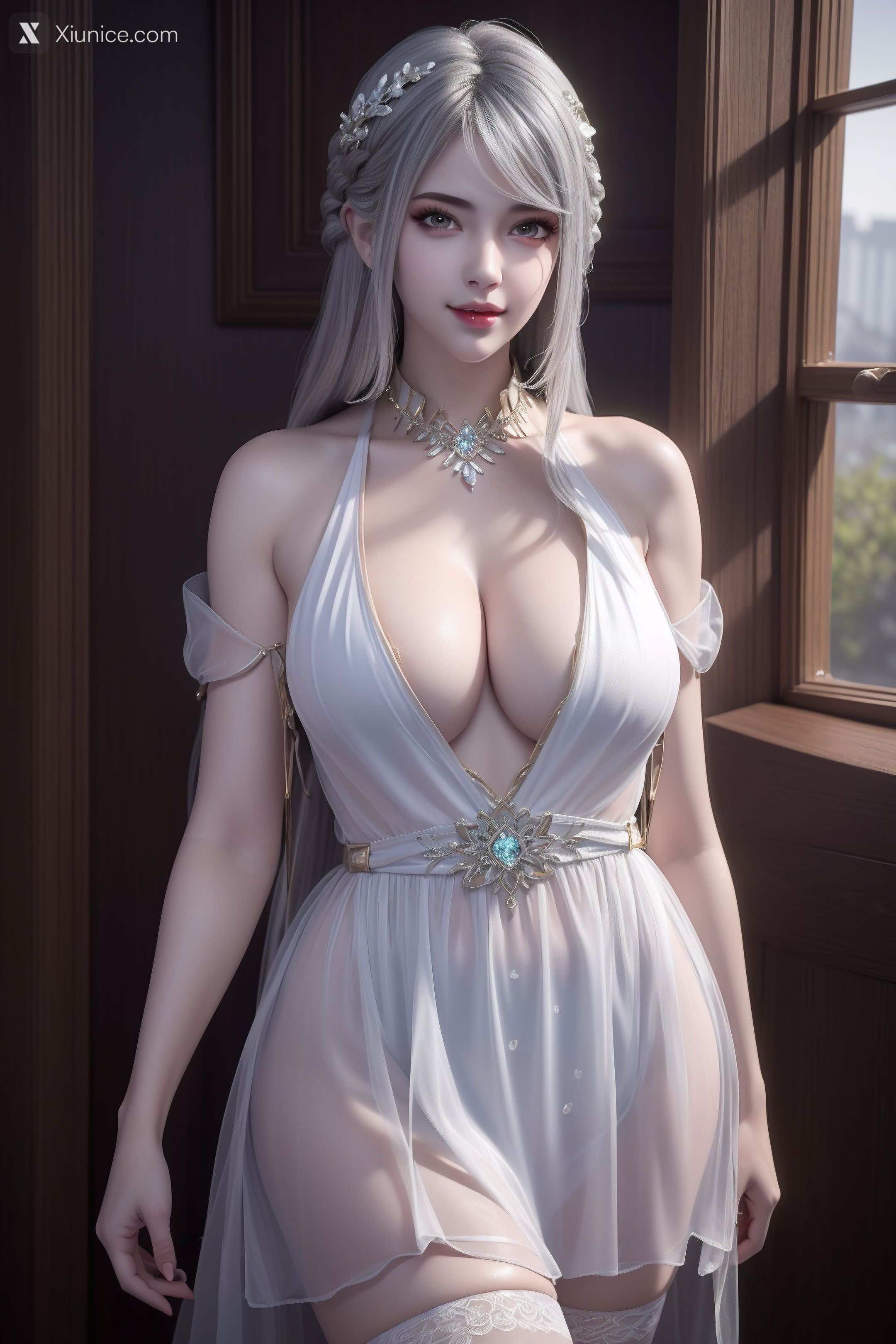 AI Girl – 镜双城 – 白璎 如意夫人 – 白璎 内衣 26P 4K 第6张图