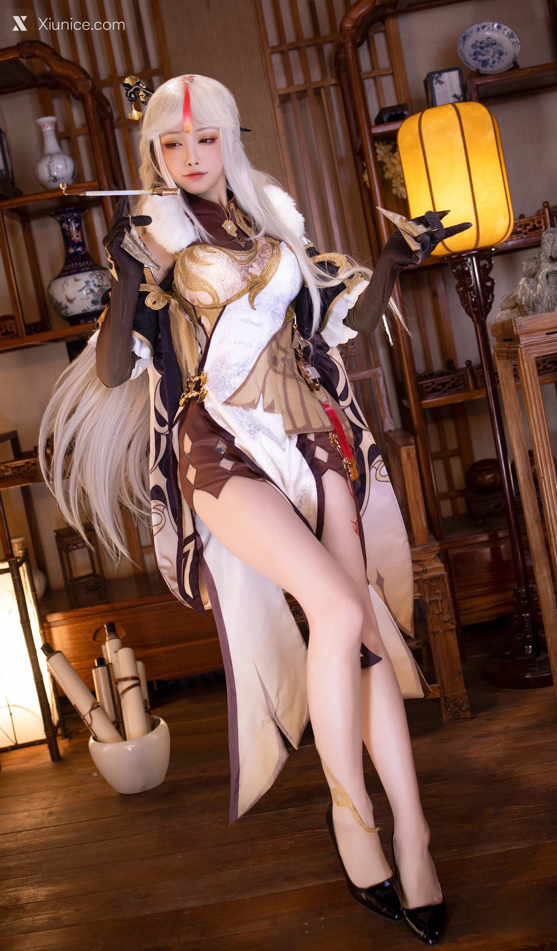 Coser@水淼Aqua – Vol.145 北斗原造型+凝光原造型 134P 4K 第24张图
