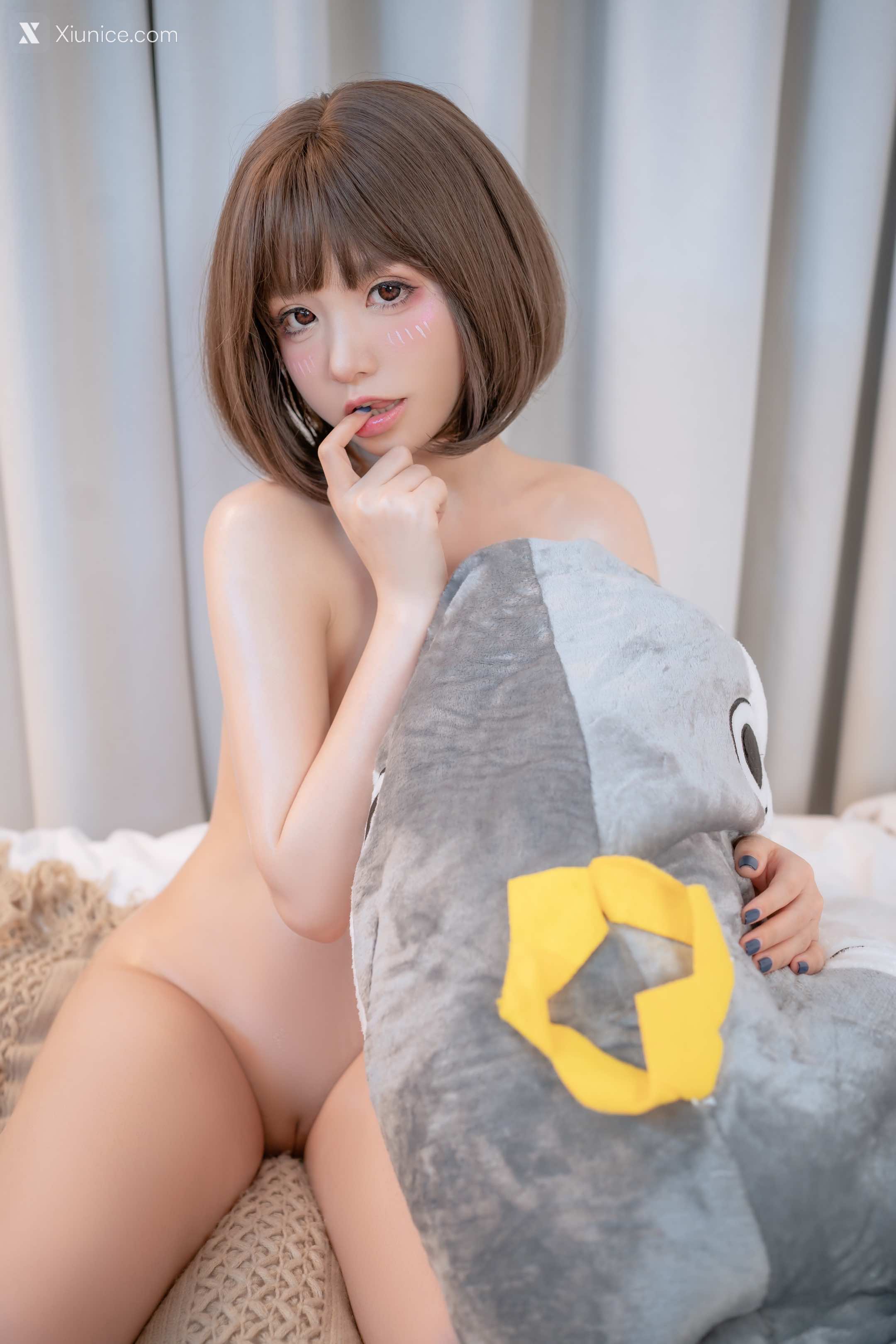 Coser@爆机少女喵小吉 (Nekokoyoshi) 超合金 Naked Fish Suit 63P 4K 第21张图