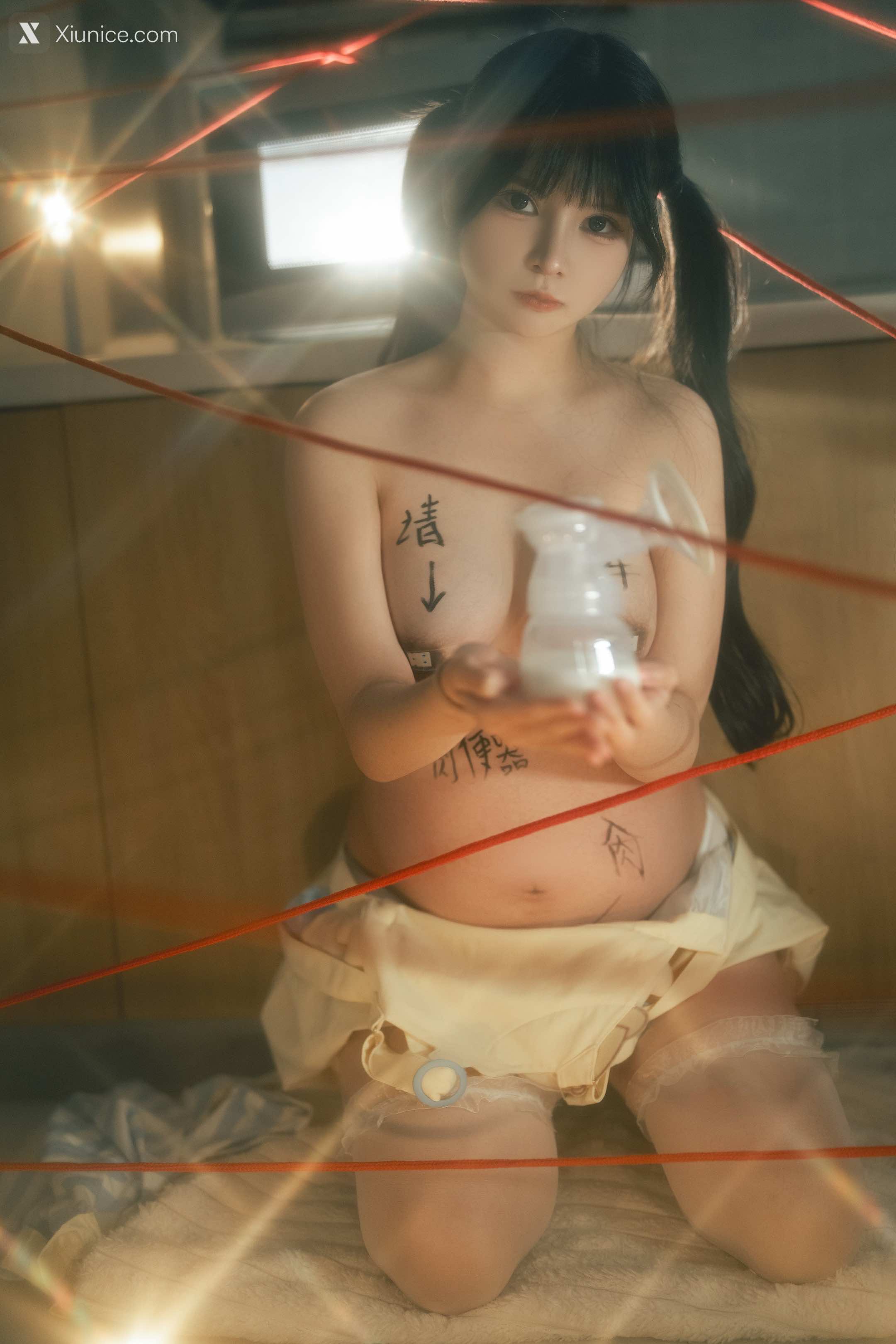 Coser@rua阮阮 – rua阮阮 & 小九酱 – 奶牛 双人 50P 4K 第33张图
