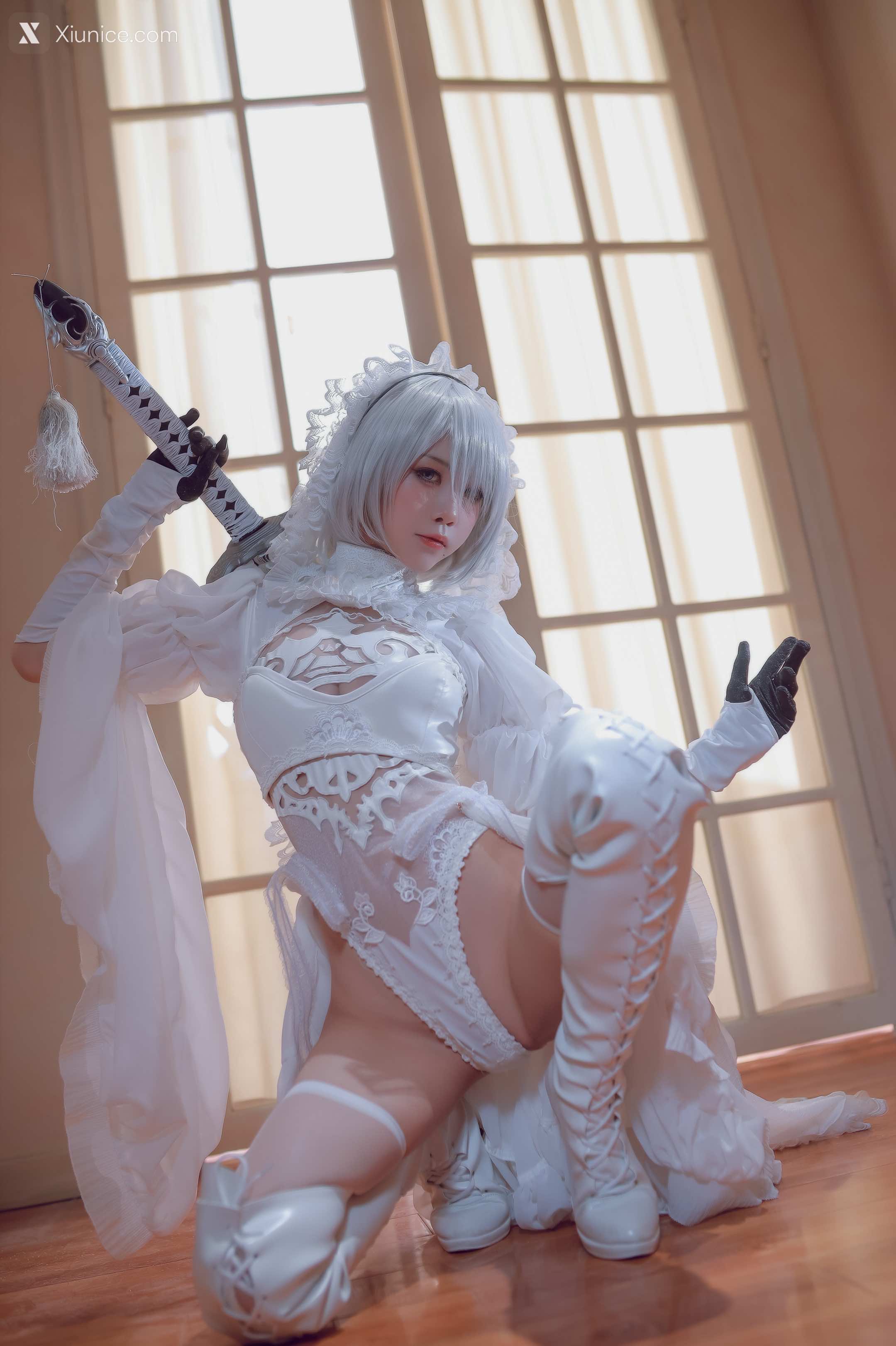 Coser@水淼Aqua – Vol.039 黑白2B 55P 4K 第20张图