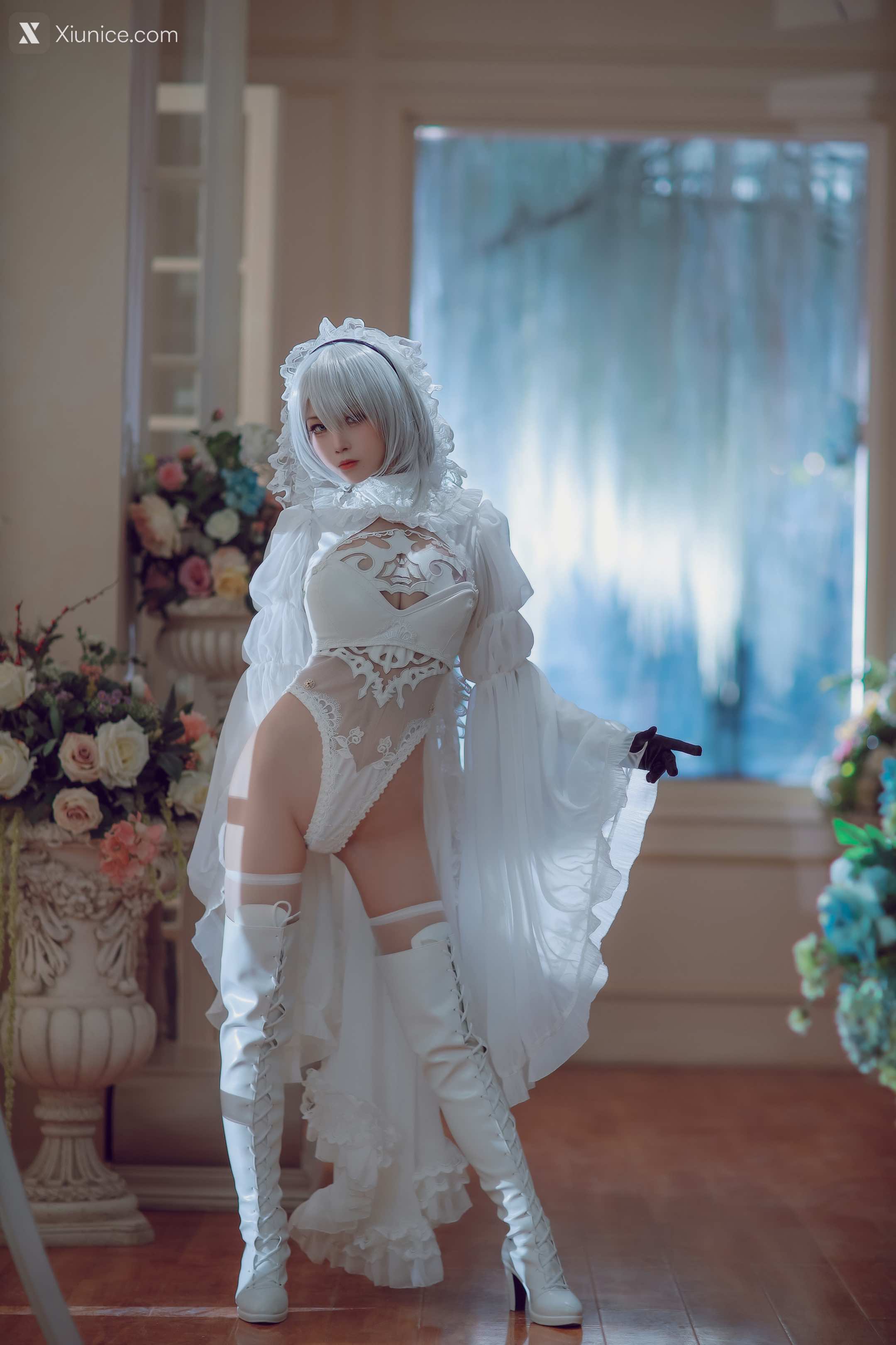 Coser@水淼Aqua – Vol.039 黑白2B 55P 4K 第4张图