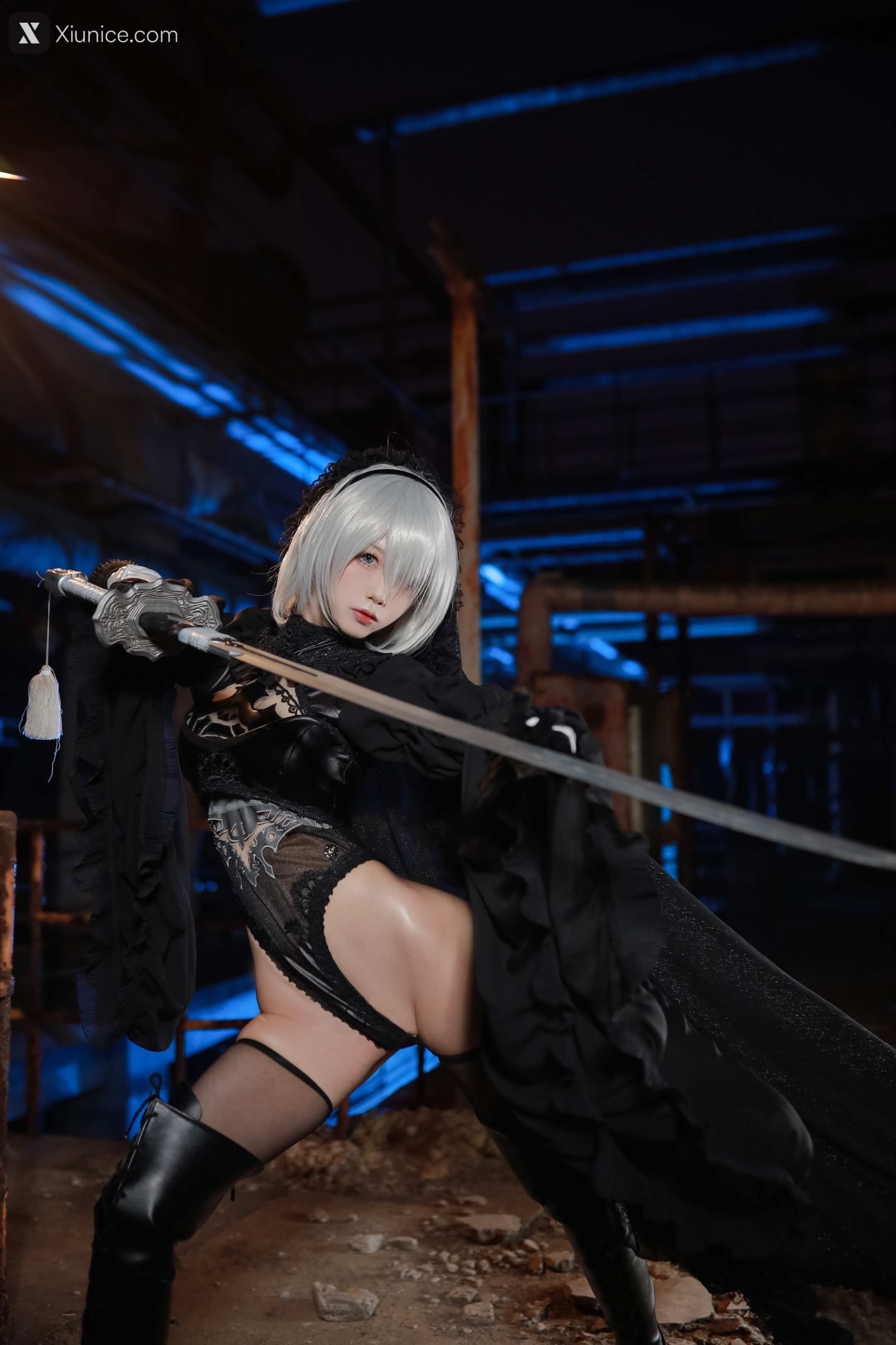 Coser@水淼Aqua – Vol.039 黑白2B 55P 4K 第40张图