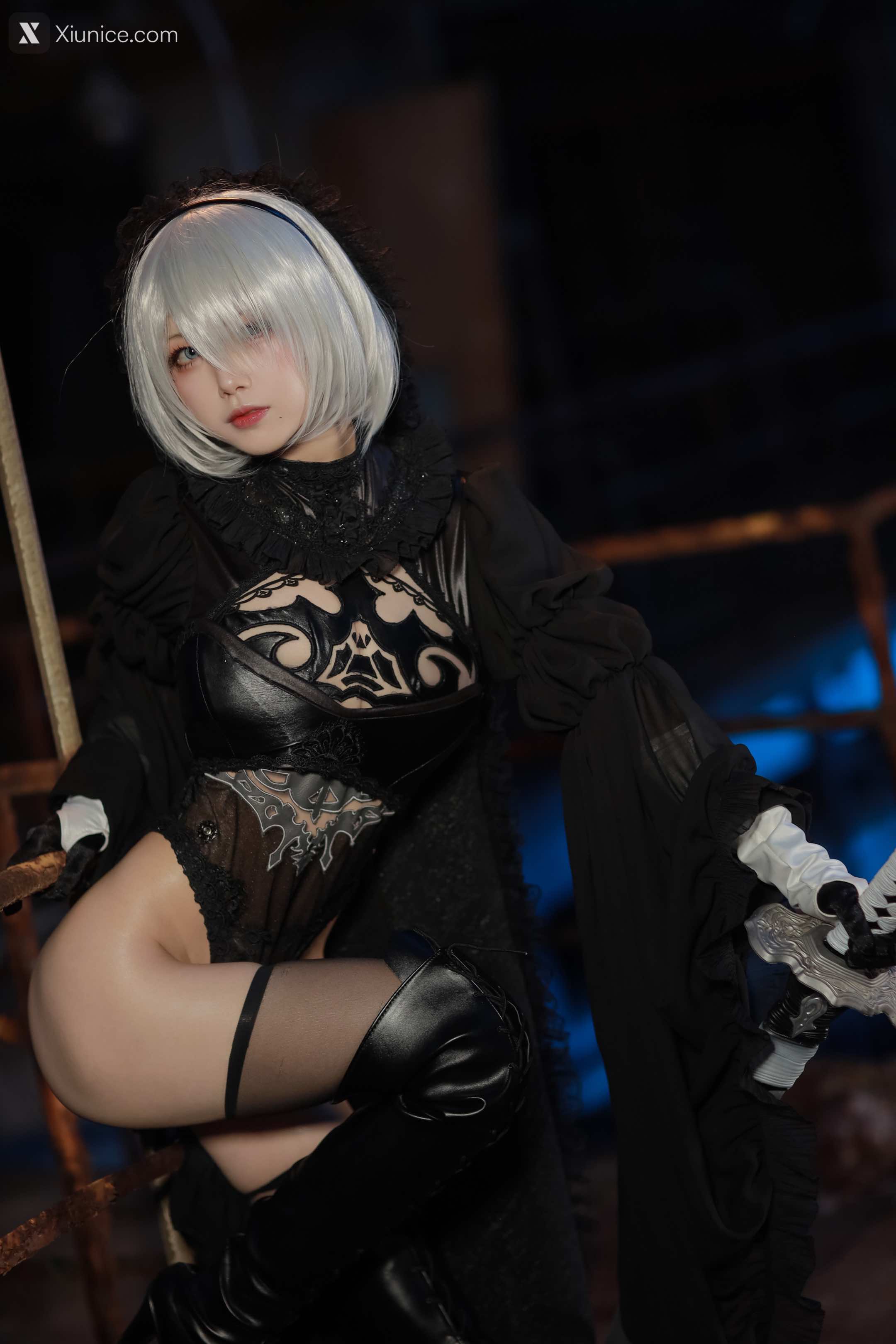 Coser@水淼Aqua – Vol.039 黑白2B 55P 4K 第45张图