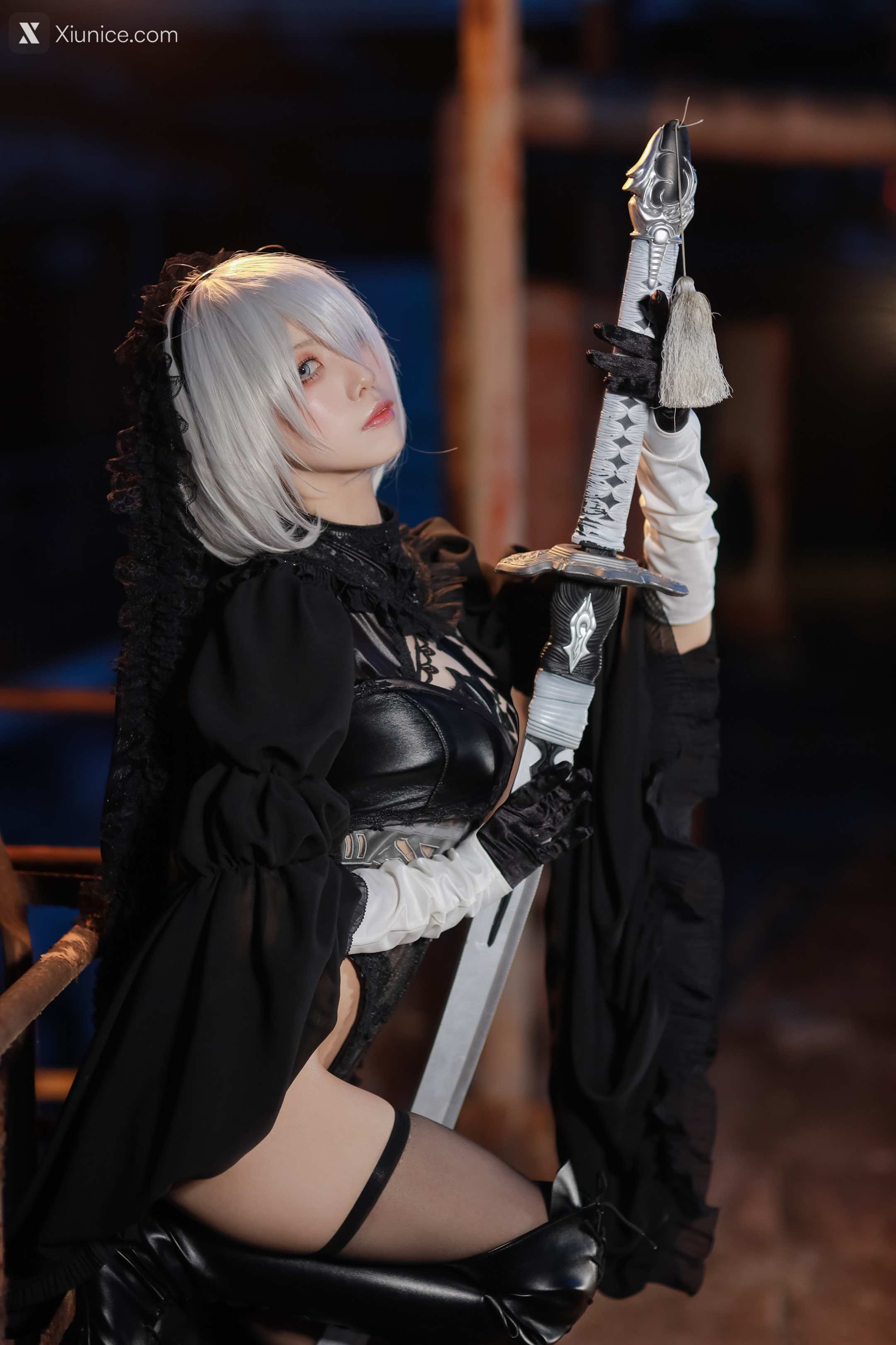 Coser@水淼Aqua – Vol.039 黑白2B 55P 4K 第46张图