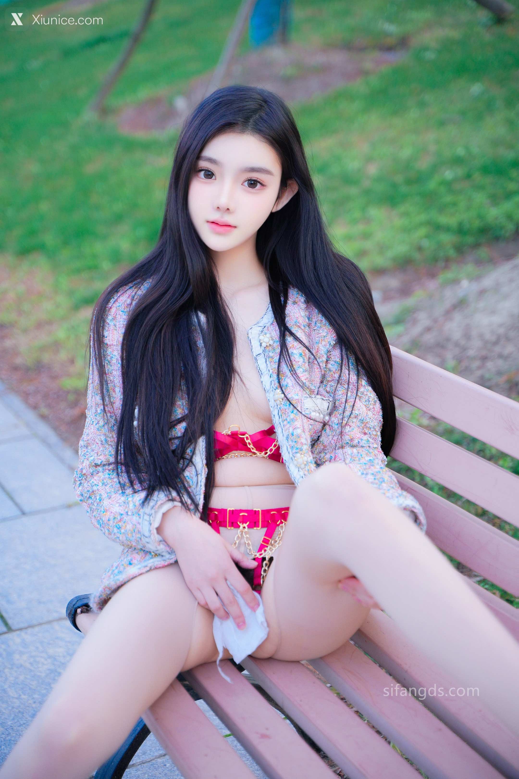 Xiuren Uncensored – 龙雪儿 – R18 清纯女神 最新户外公园露出 65P 4K 第54张图