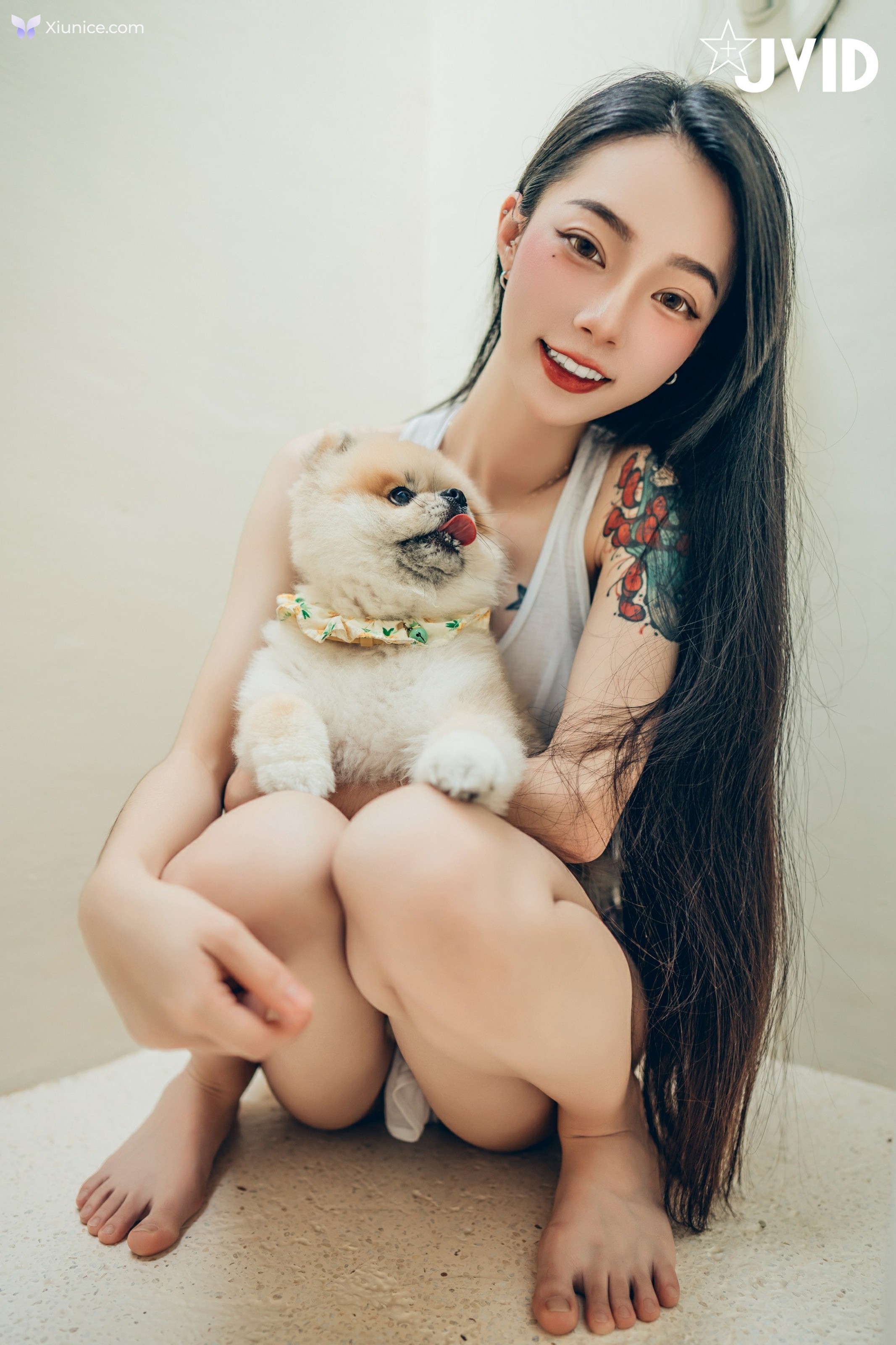 JVID 飄飄哥 – 巨乳飄飄女神精心打造的誠意寫真動漫般的完美身材還有超可愛的神祕客串喔 169P 第46张图