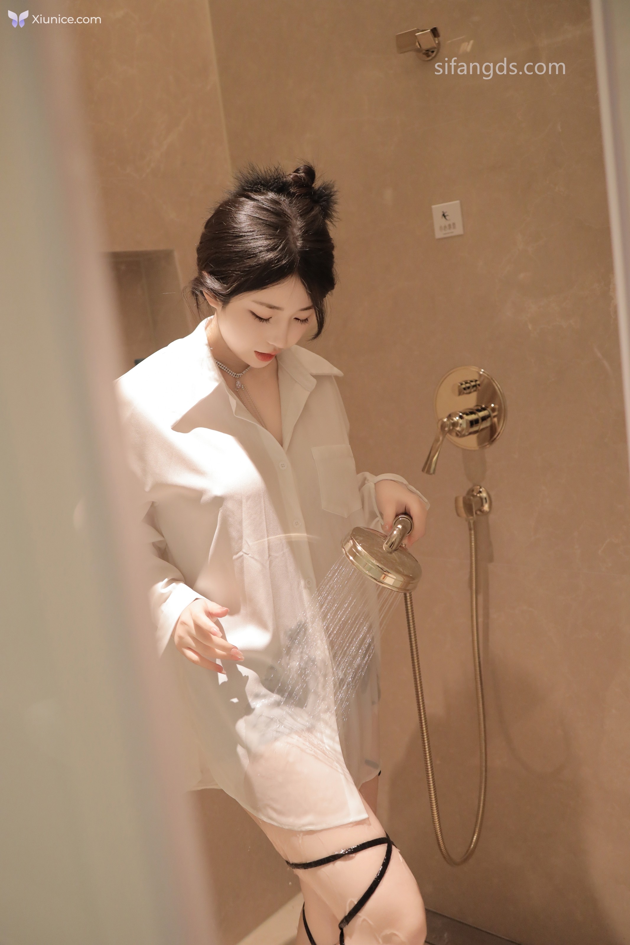 Xiuren Uncensored 4K Chen Xiaohua 陈小花 – R18 秀人网模特 浴室中的激情 92P 第16张图
