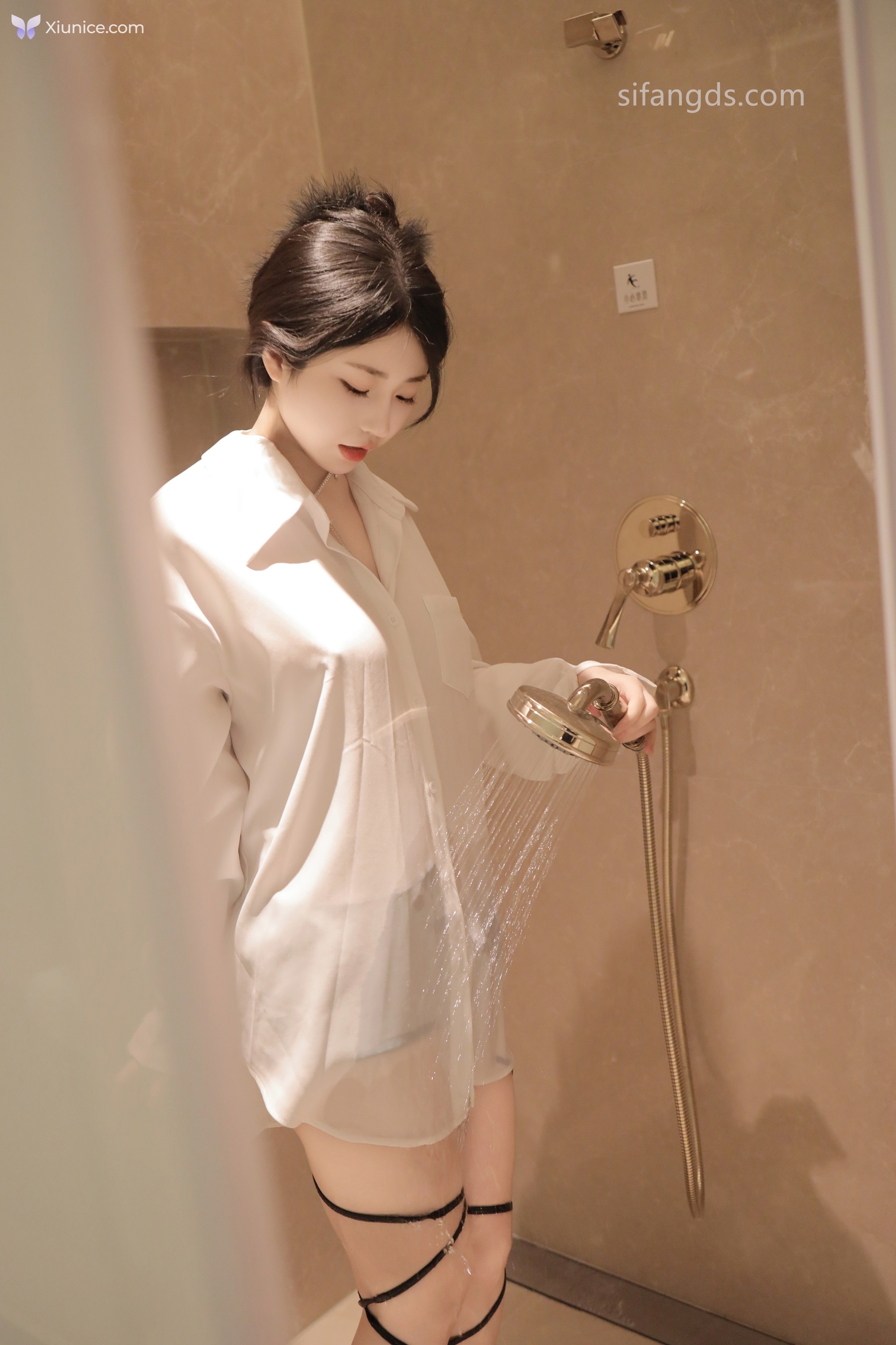 Xiuren Uncensored 4K Chen Xiaohua 陈小花 – R18 秀人网模特 浴室中的激情 92P 第17张图