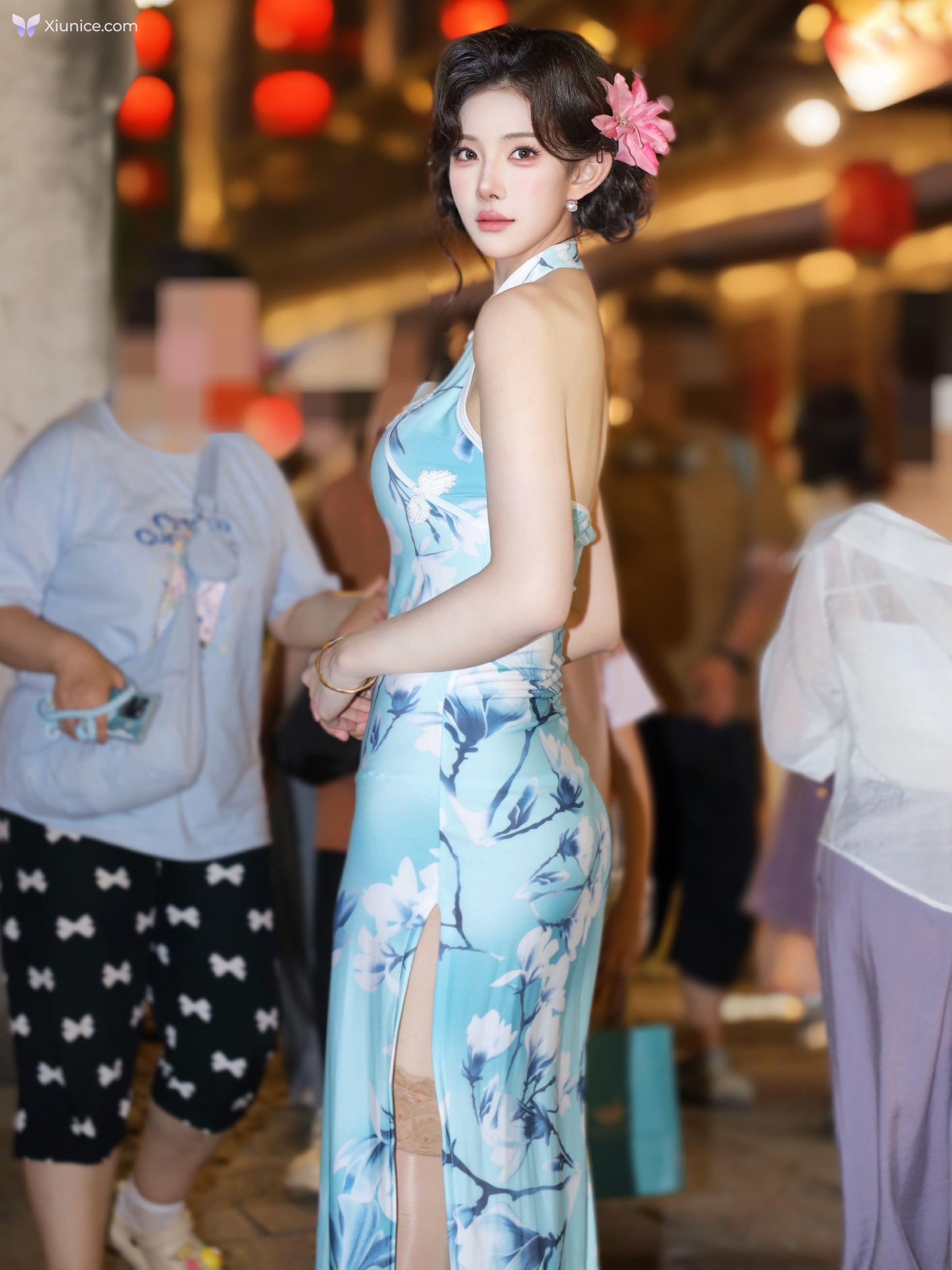 Xiuren Uncensored 4K 梨霜儿 – R18 秀人网模特 性感旗袍肉丝 118P 第77张图