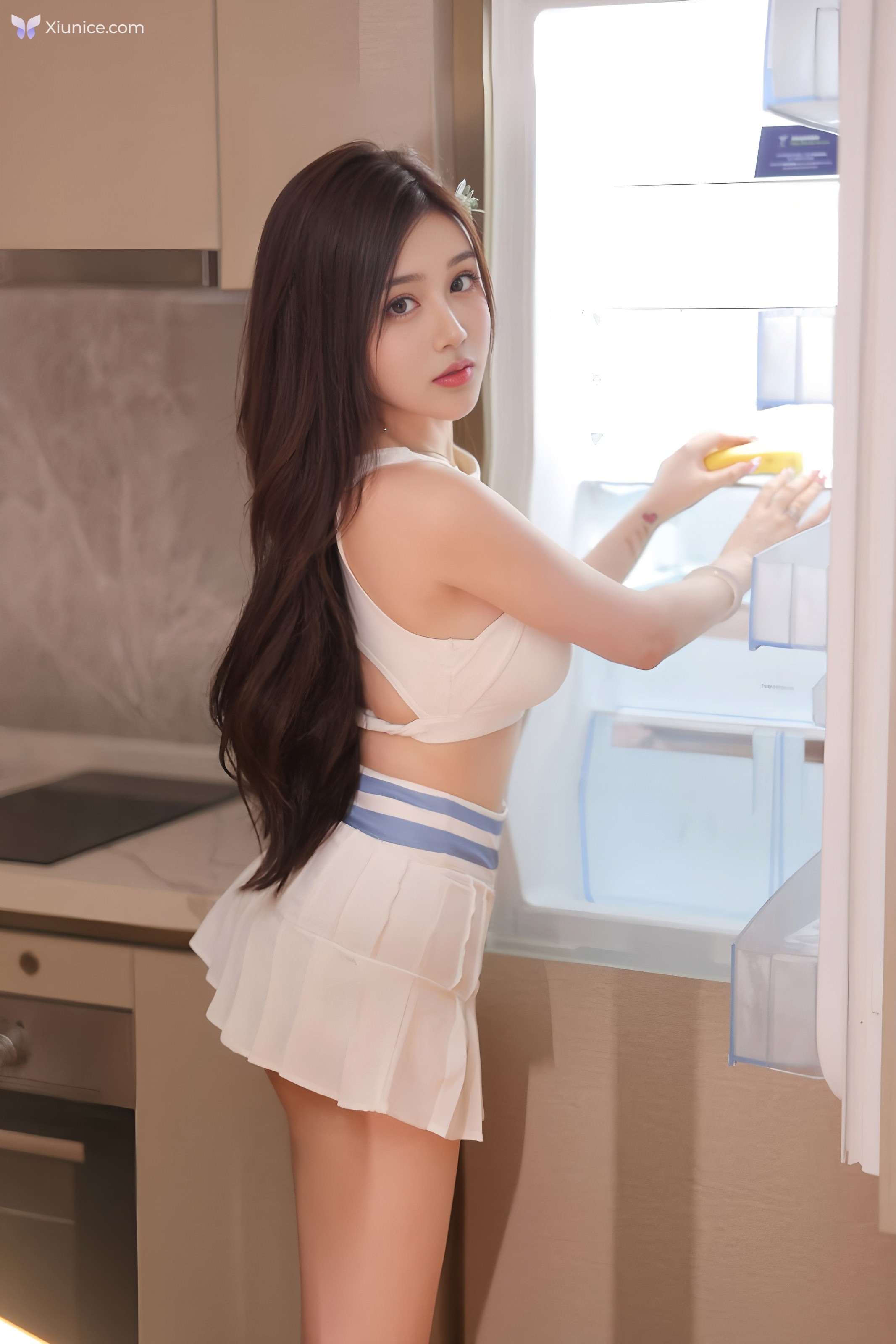 Xiuren Uncensored 4K 奶油猫呀 – R18 秀人网模特 啦啦队宝贝 90P 第62张图