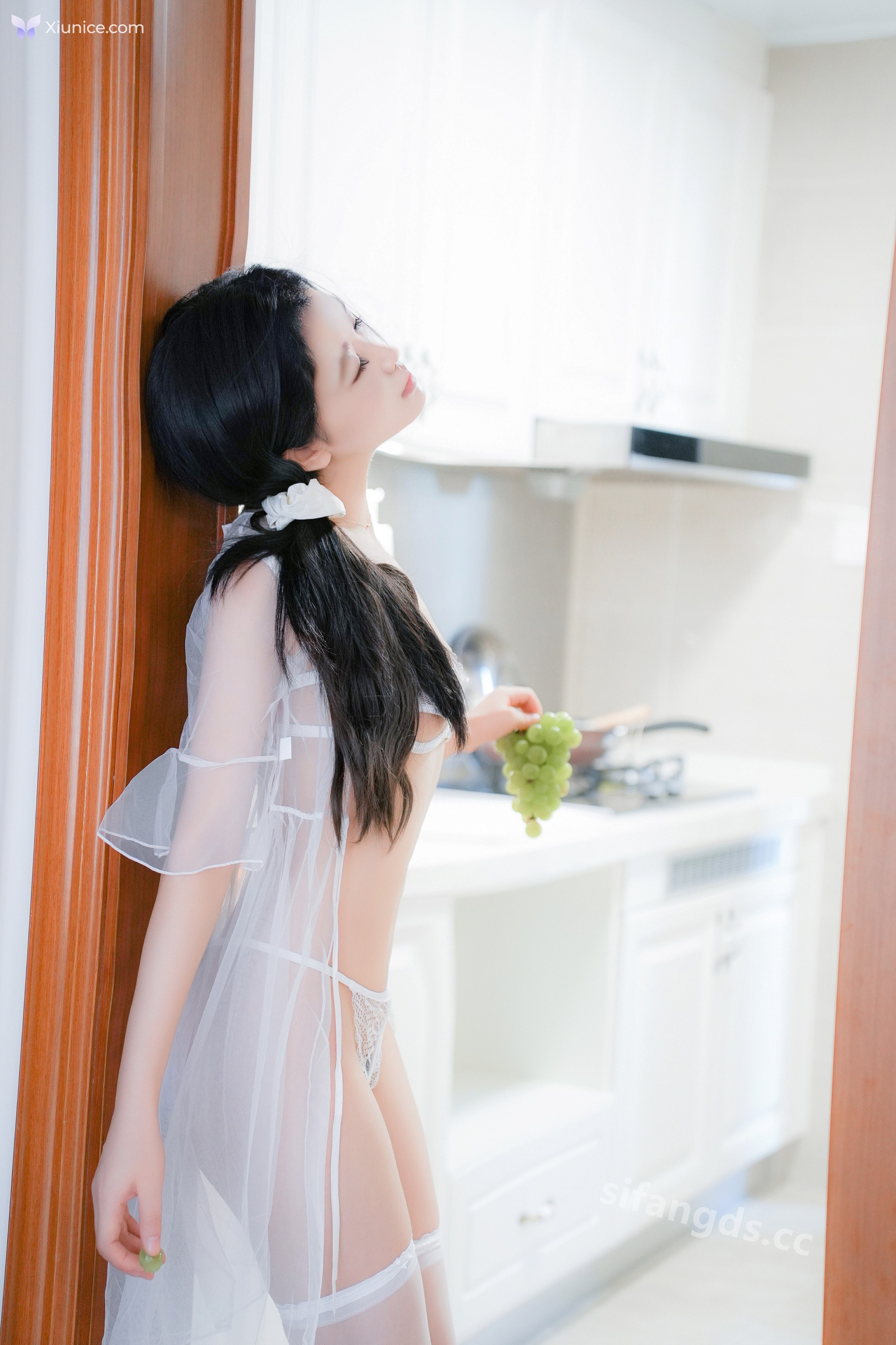 Xiuren Uncensored 4K 于诺诺 – R18 秀人网模特 白丝厨娘 极致诱惑 93P 第18张图