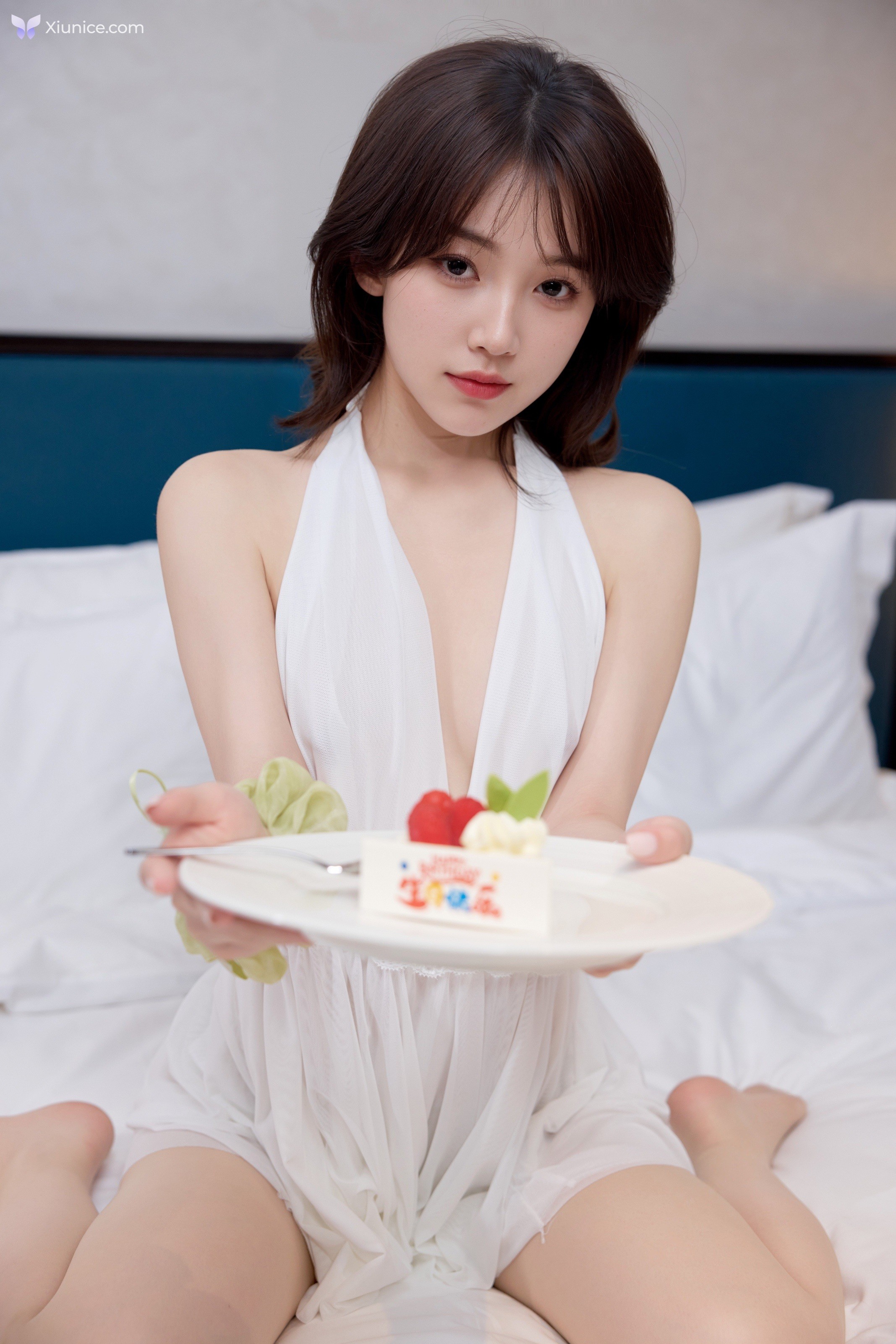 Xiuren Uncensored 4K 汁汁 – R18 秀人网模特 她的白色短裙 81P 第22张图