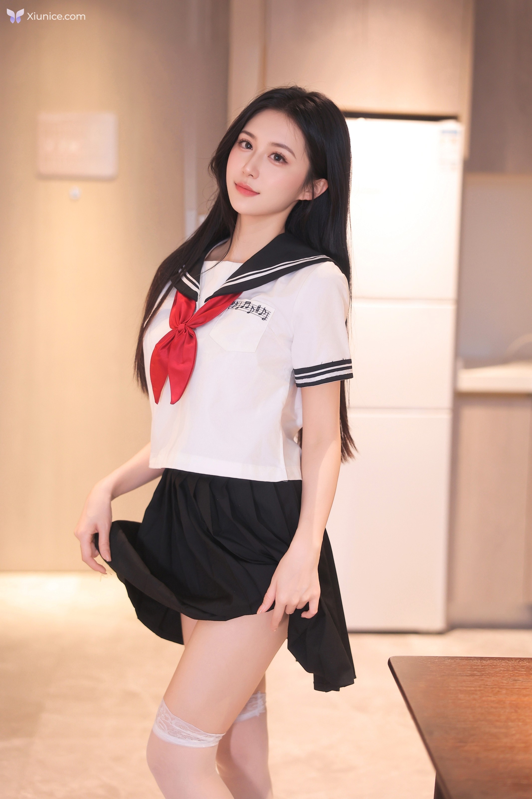 Xiuren Uncensored 4K shelly诗莉吖 – R18 秀人网模特 JK学生装 81P 第2张图