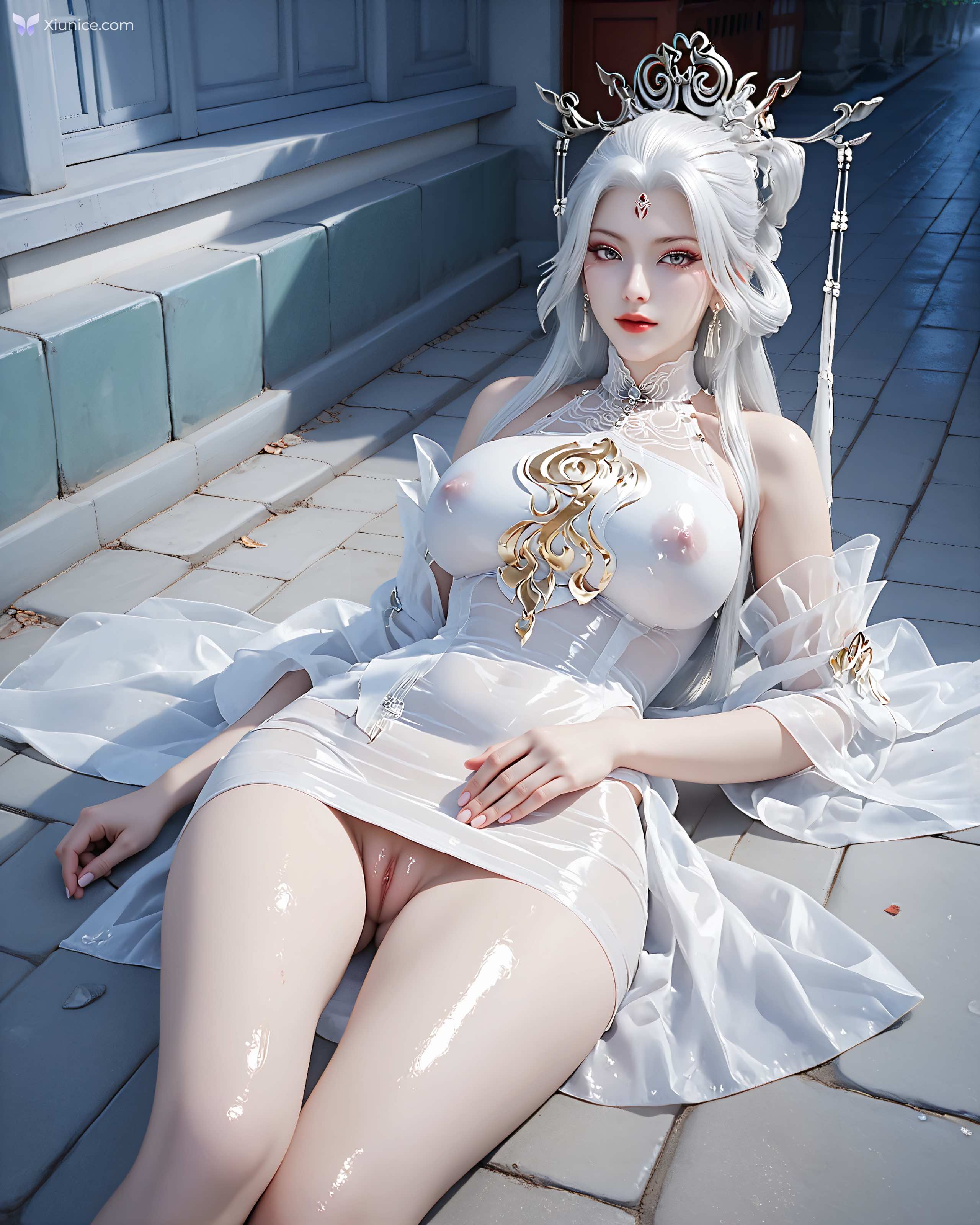 AI Girl 小白诛仙3-白衣单车痴汉 101P 第52张图