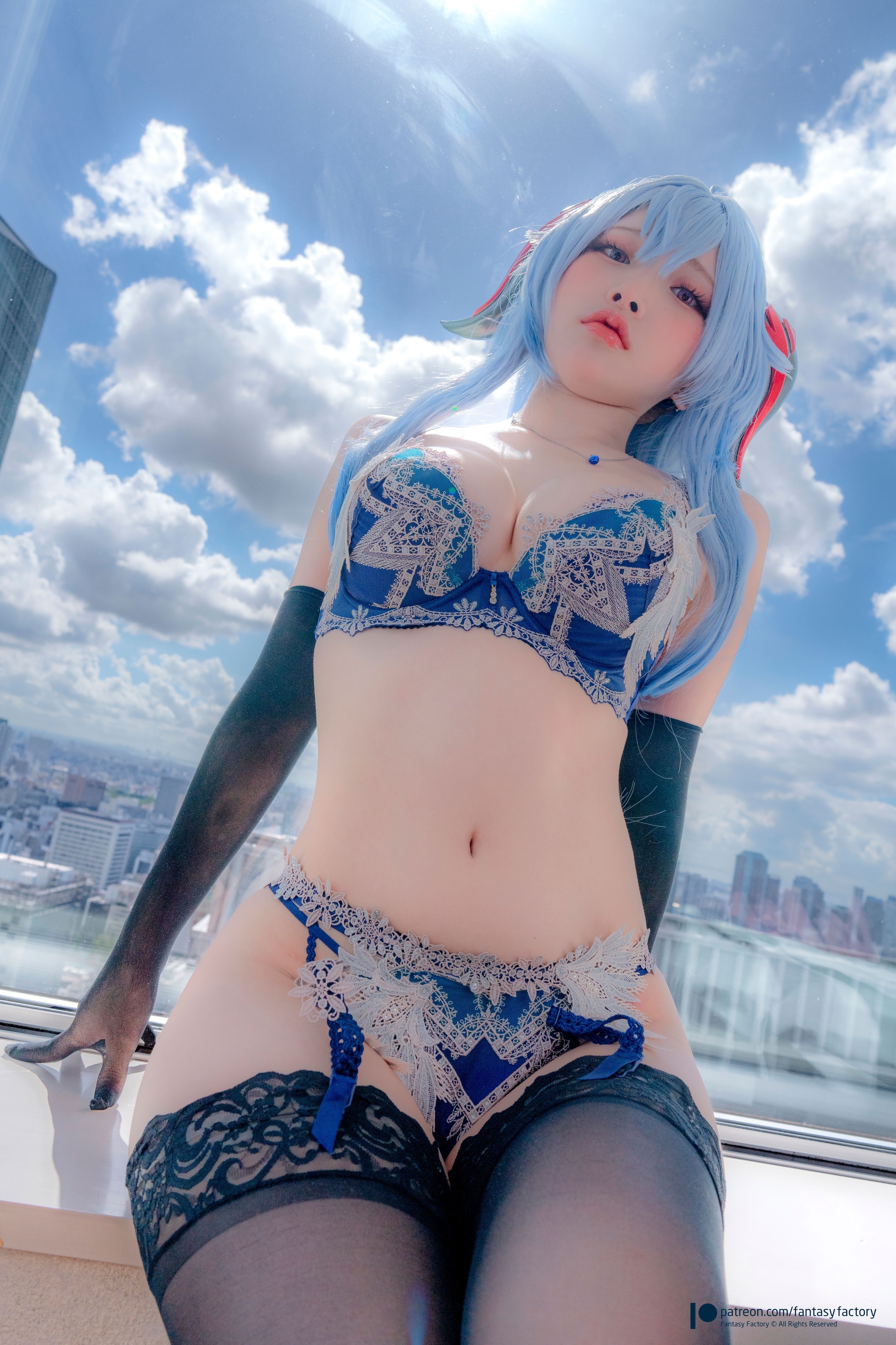 Fantasy Factory – 小丁 – Cosplay写真 – 甘雨内衣 51P 第5张图