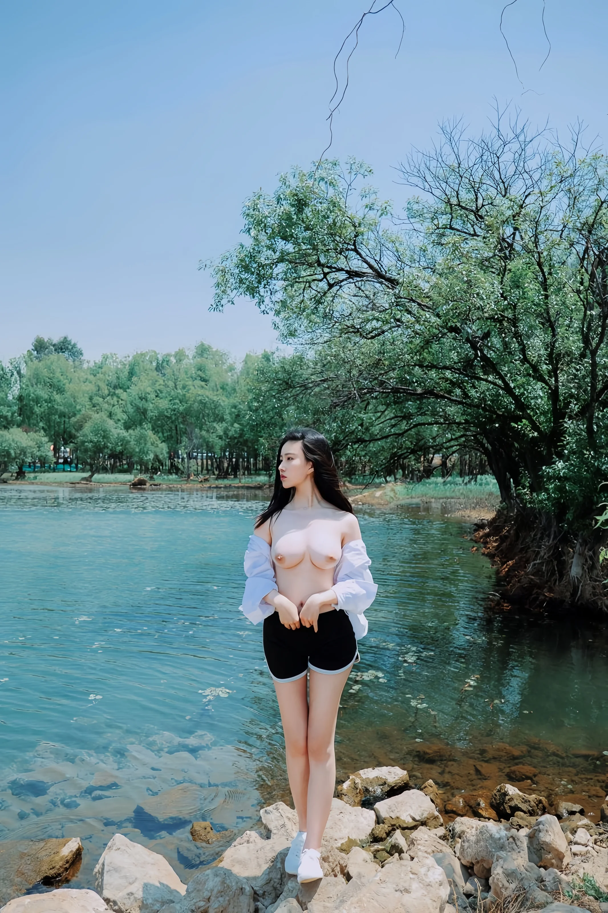 年年Nnian – 白衬衫 49P 第12张图