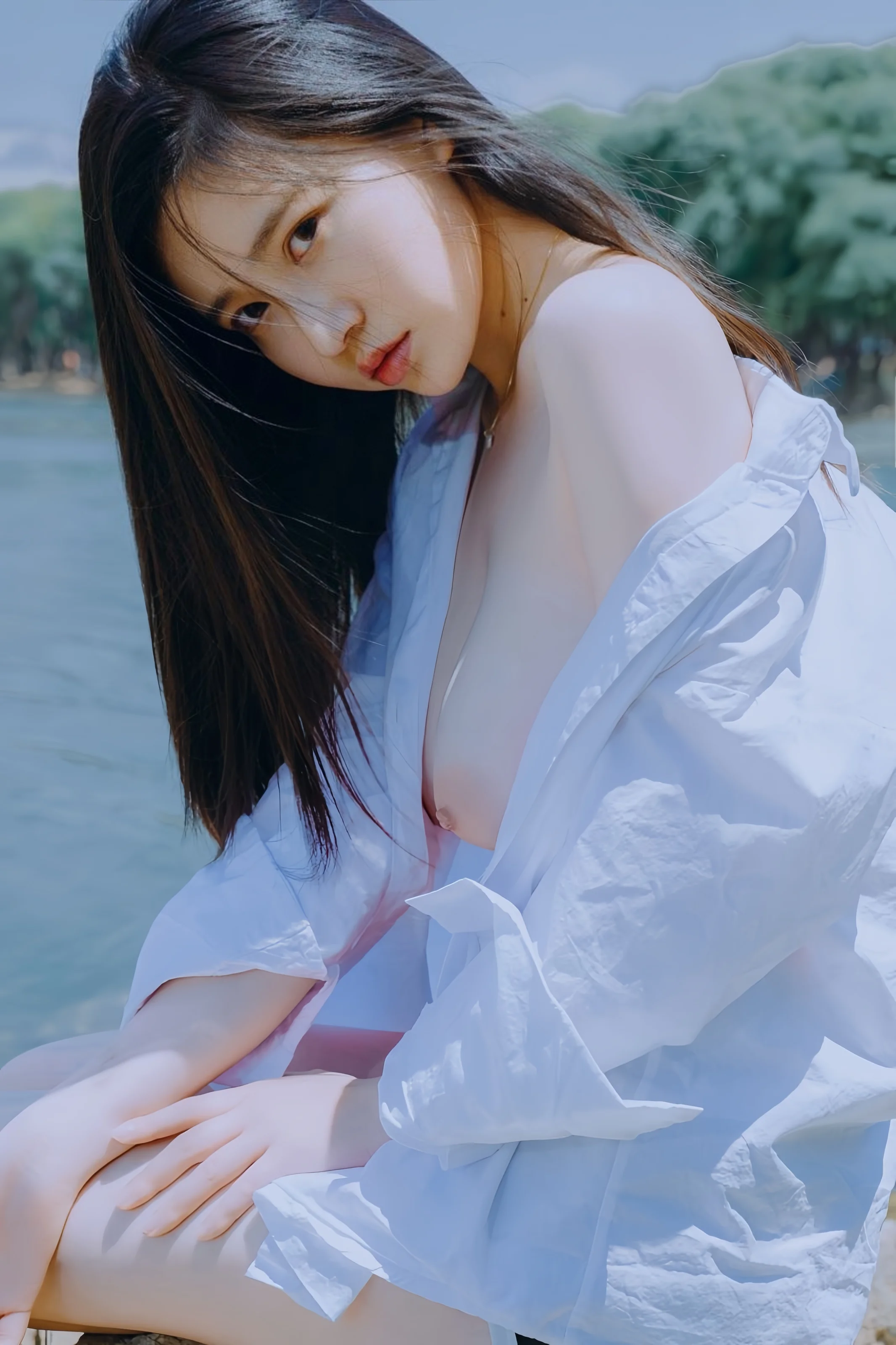 年年Nnian – 白衬衫 49P 第16张图