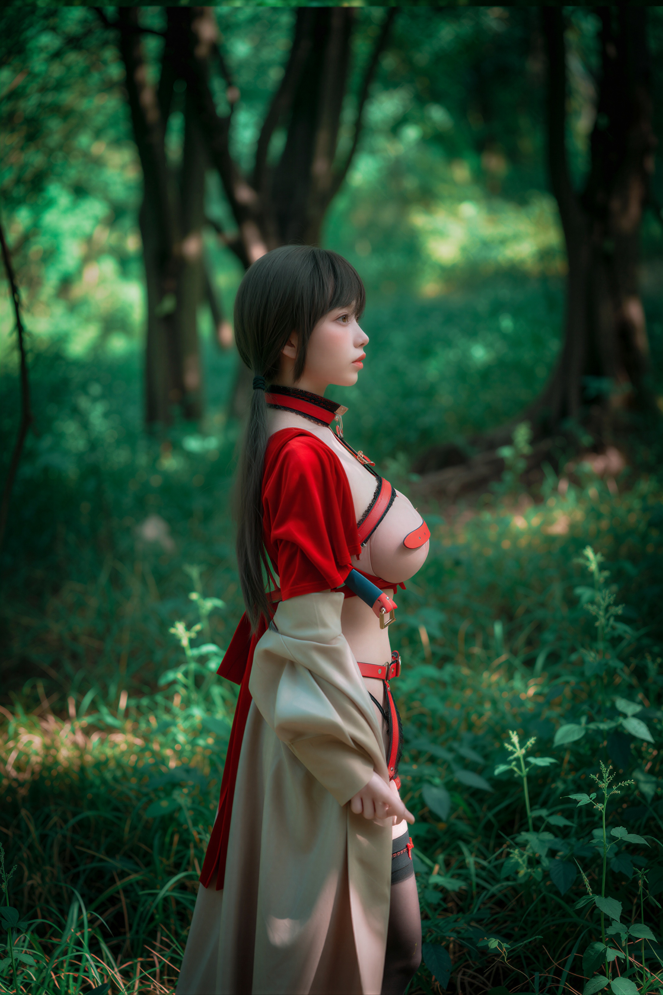 AI Refined DJAWA Photo – DDiDDi – Cheeky Red Riding Hood 157P 第14张图