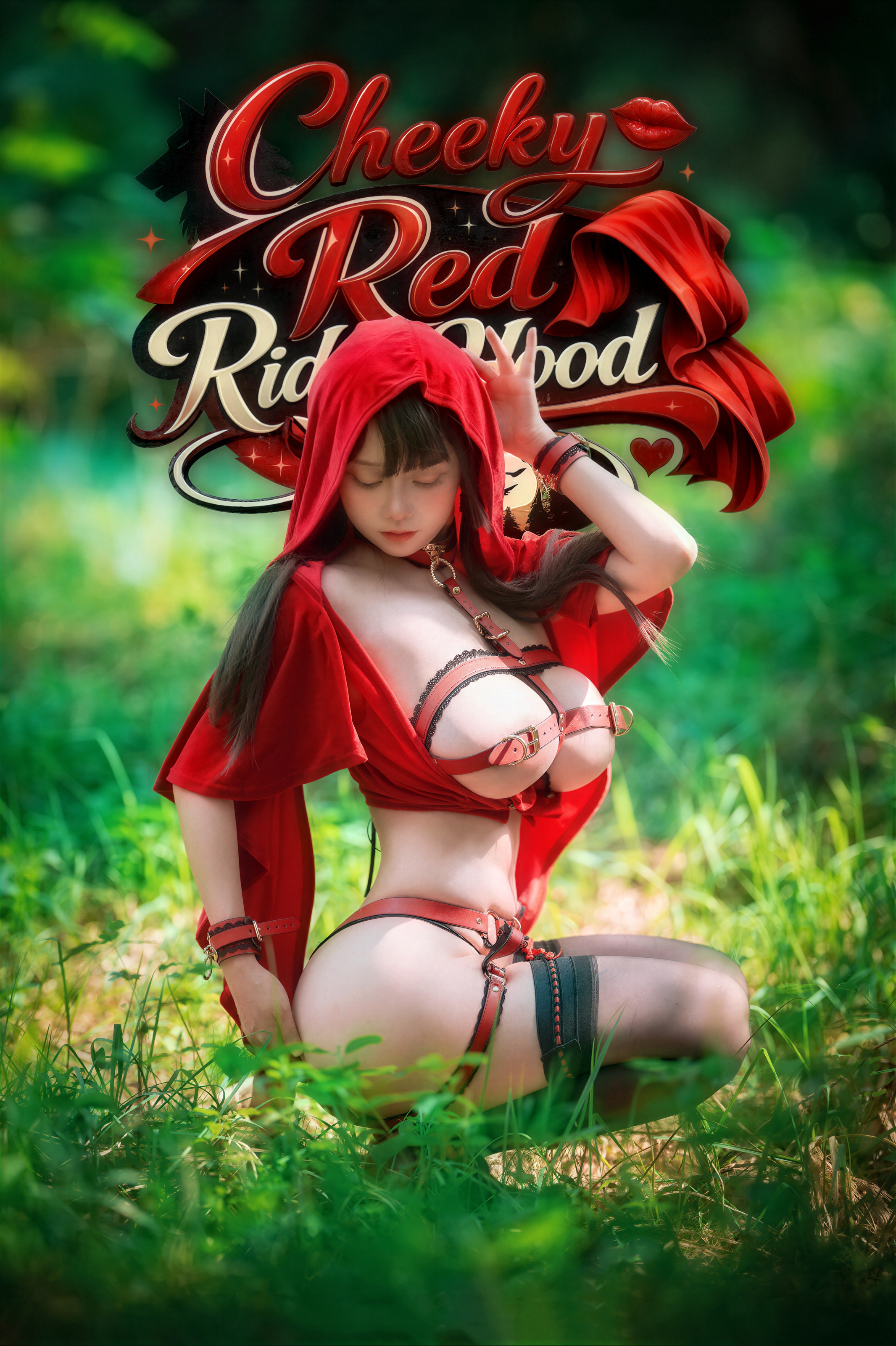 AI Refined DJAWA Photo – DDiDDi – Cheeky Red Riding Hood 157P 第16张图