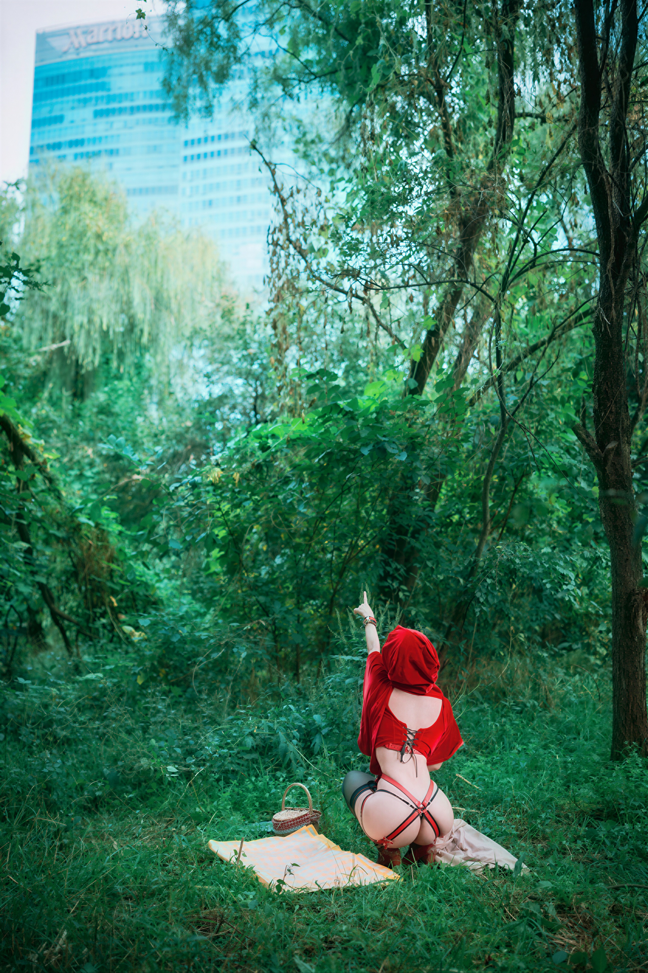 AI Refined DJAWA Photo – DDiDDi – Cheeky Red Riding Hood 157P 第26张图