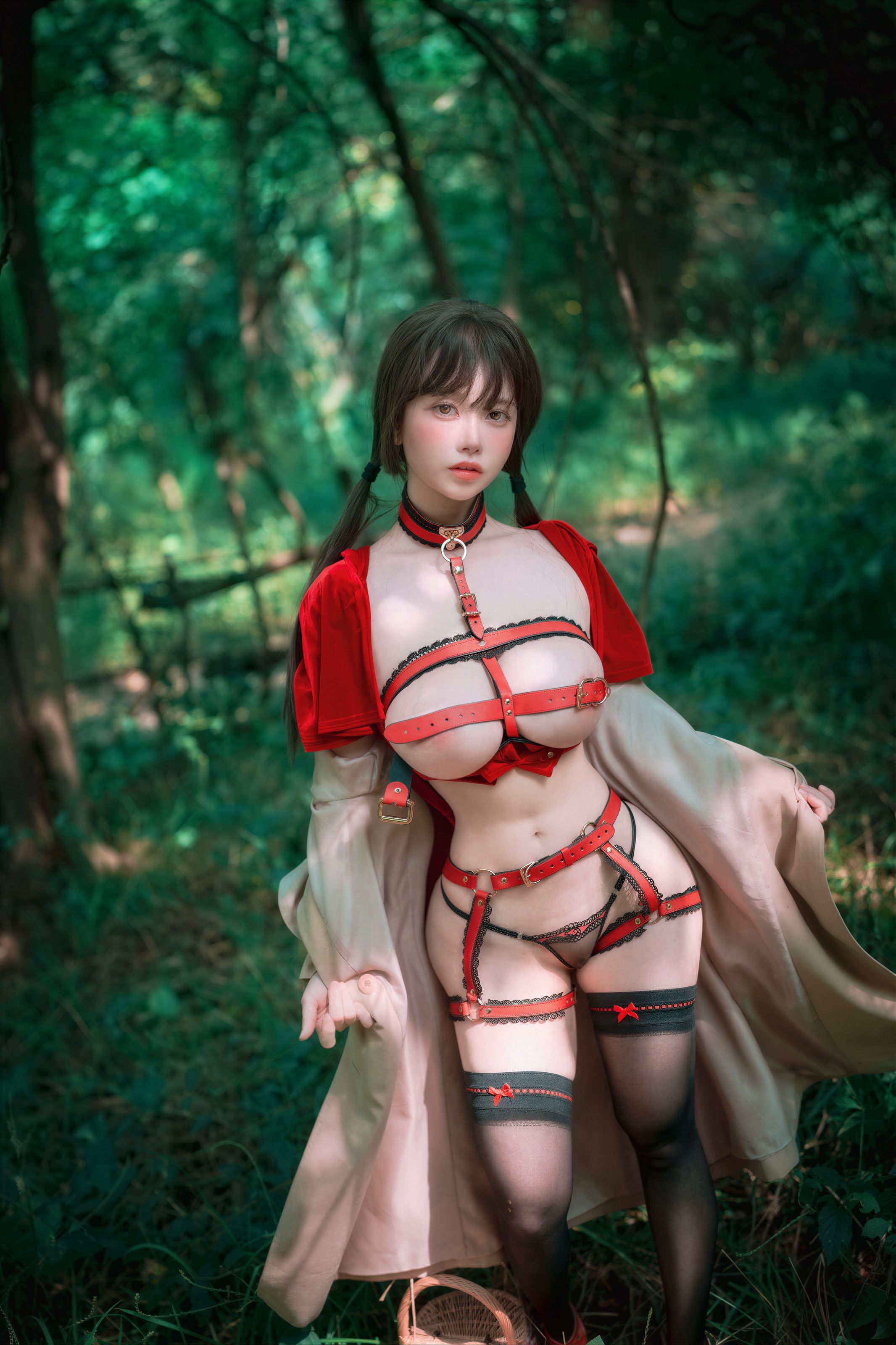 AI Refined DJAWA Photo – DDiDDi – Cheeky Red Riding Hood 157P 第34张图