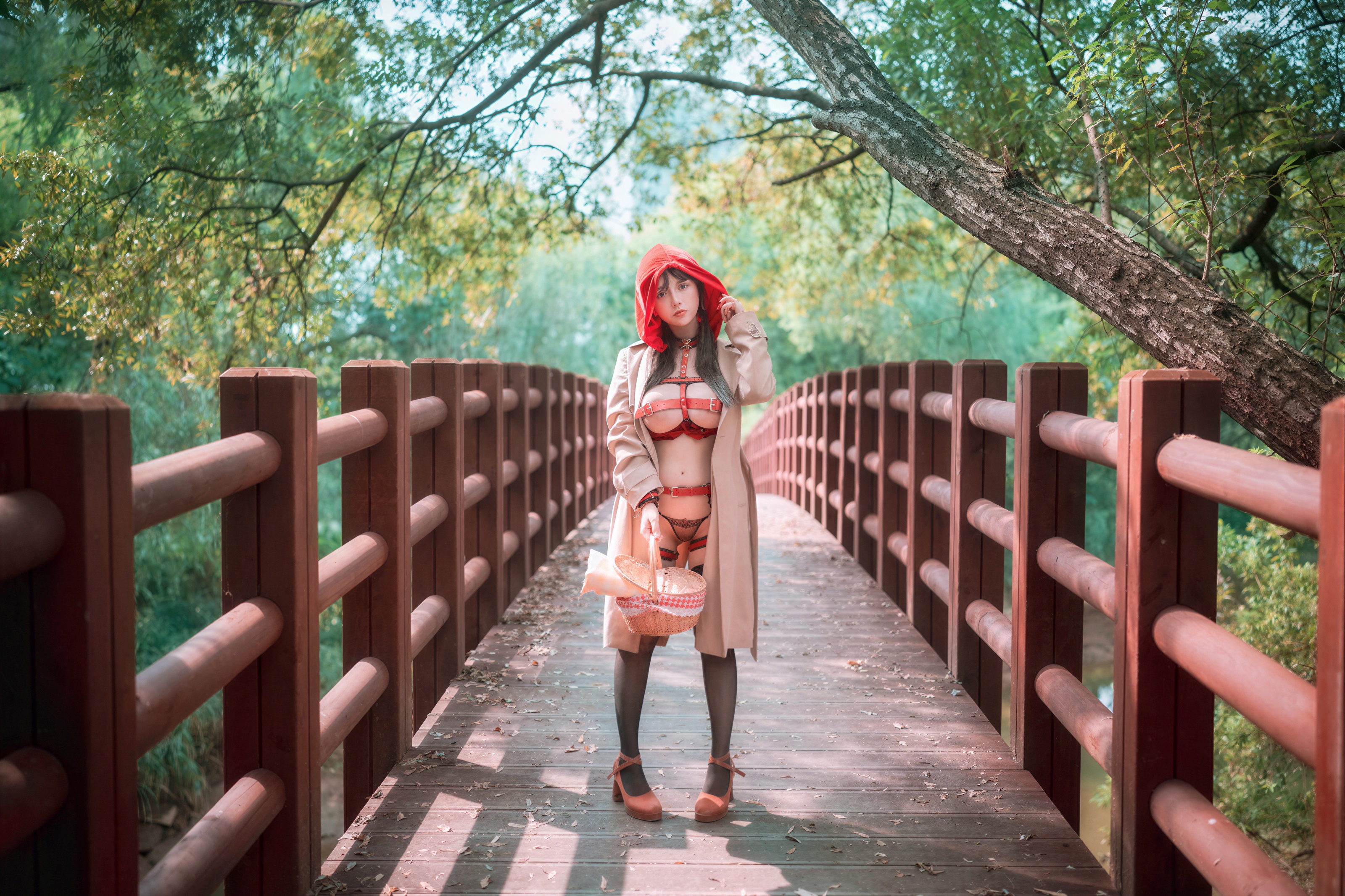AI Refined DJAWA Photo – DDiDDi – Cheeky Red Riding Hood 157P 第35张图