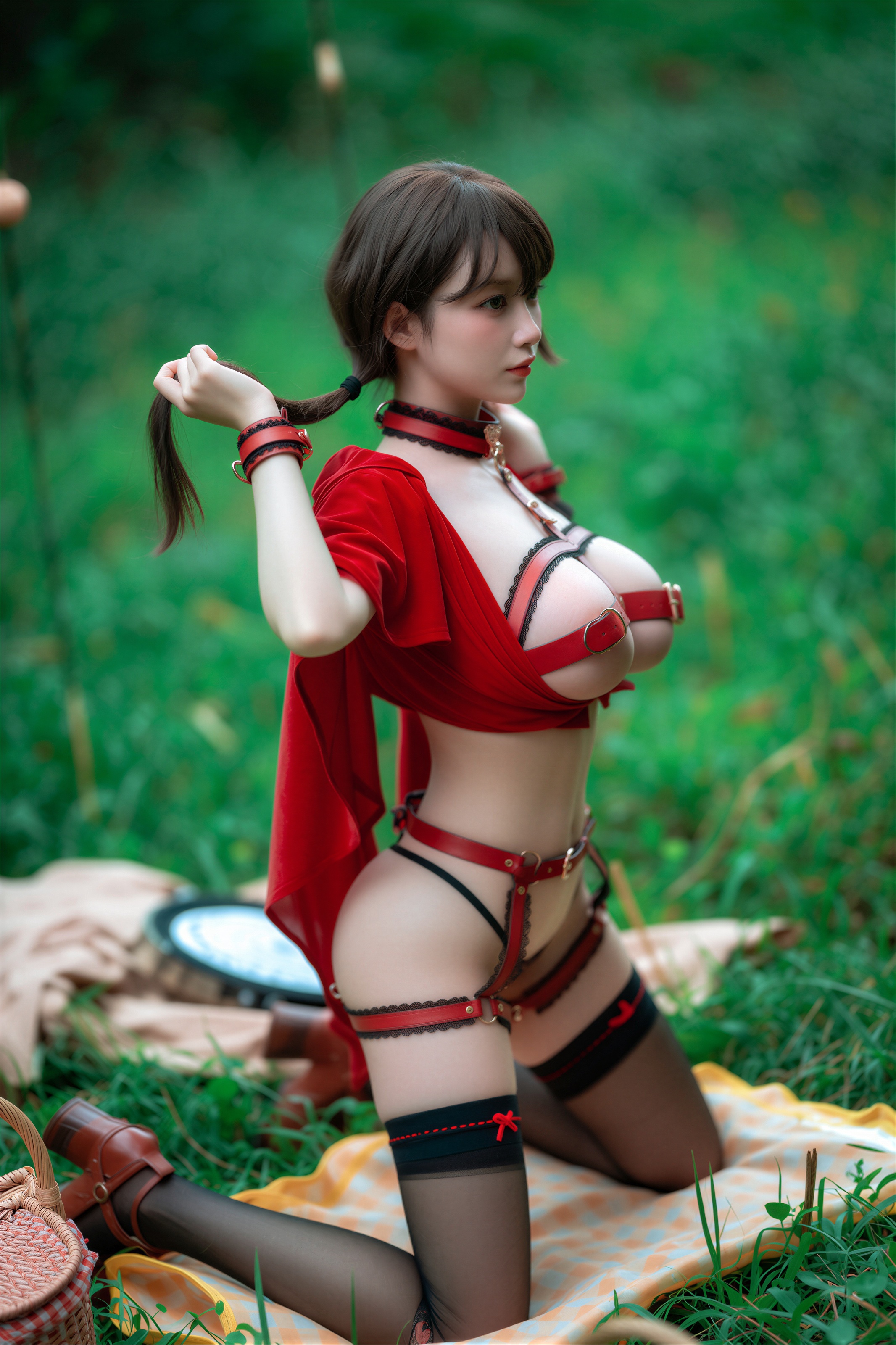 AI Refined DJAWA Photo – DDiDDi – Cheeky Red Riding Hood 157P 第51张图