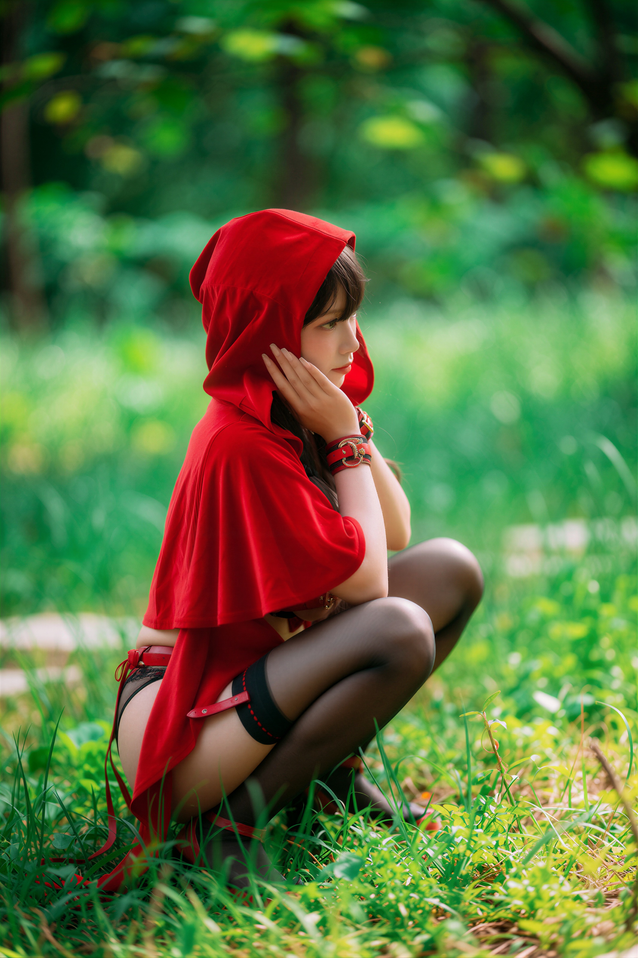 AI Refined DJAWA Photo – DDiDDi – Cheeky Red Riding Hood 157P 第81张图