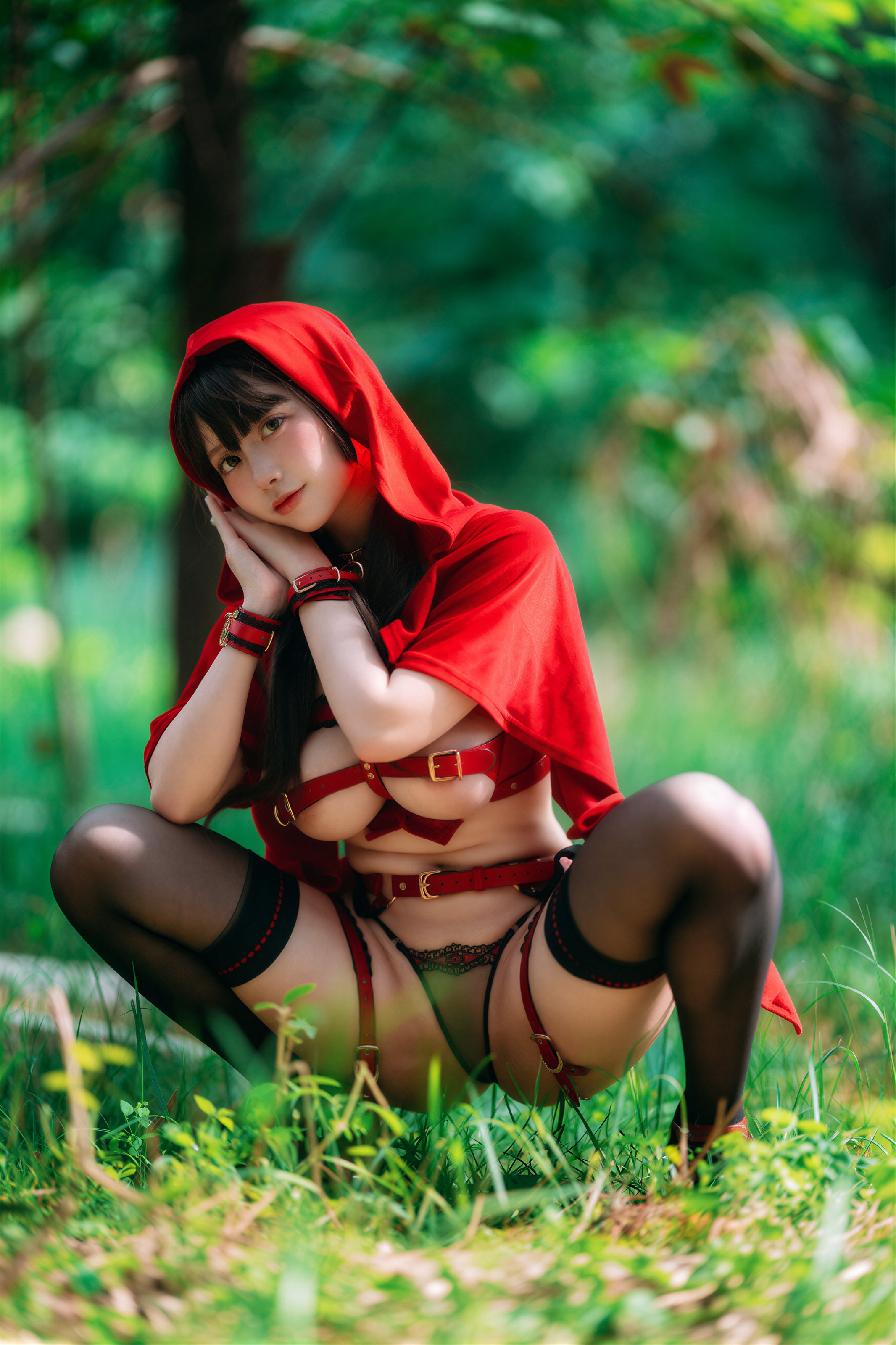 AI Refined DJAWA Photo – DDiDDi – Cheeky Red Riding Hood 157P 第92张图