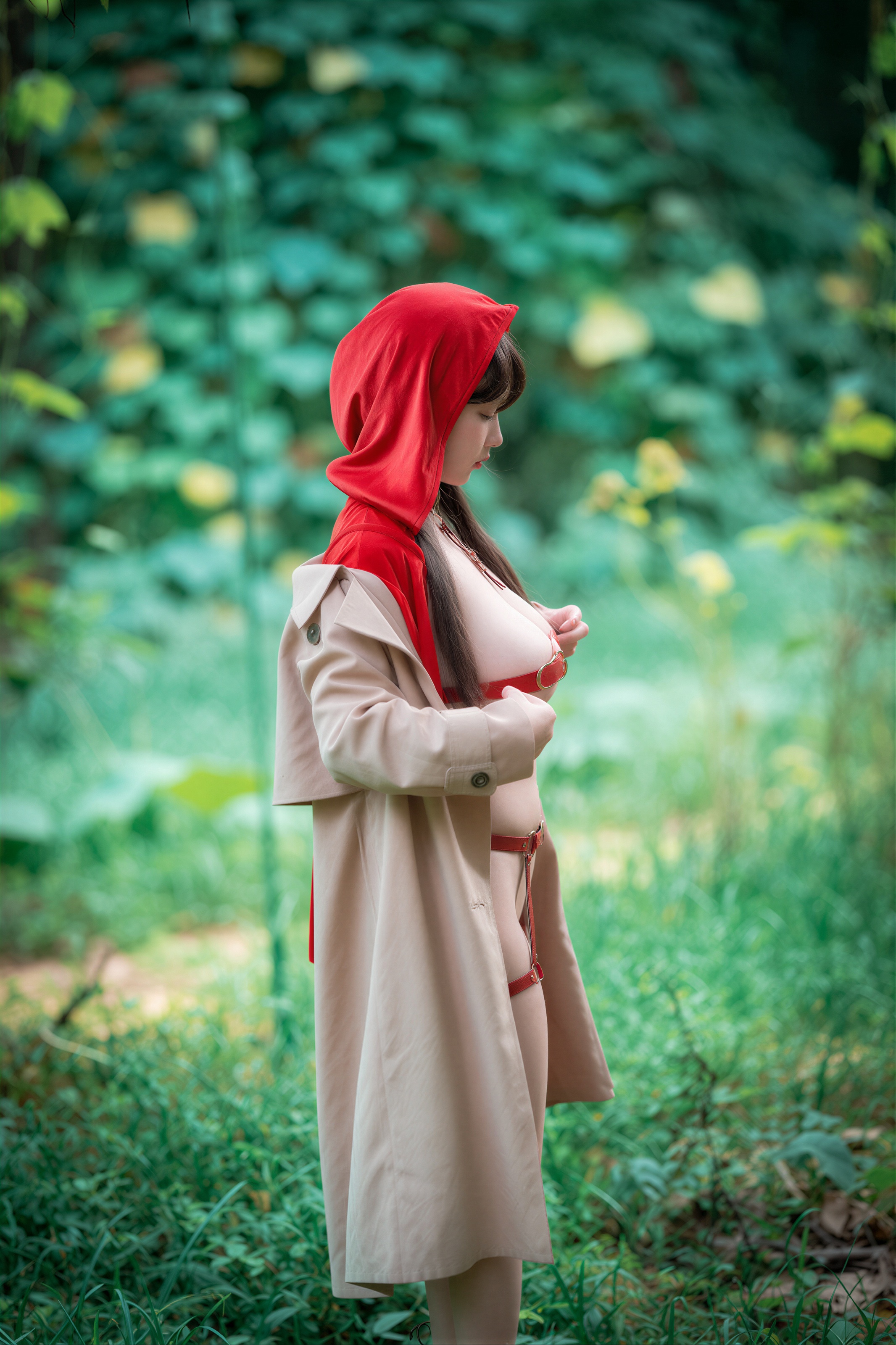 AI Refined DJAWA Photo – DDiDDi – Cheeky Red Riding Hood 157P 第99张图