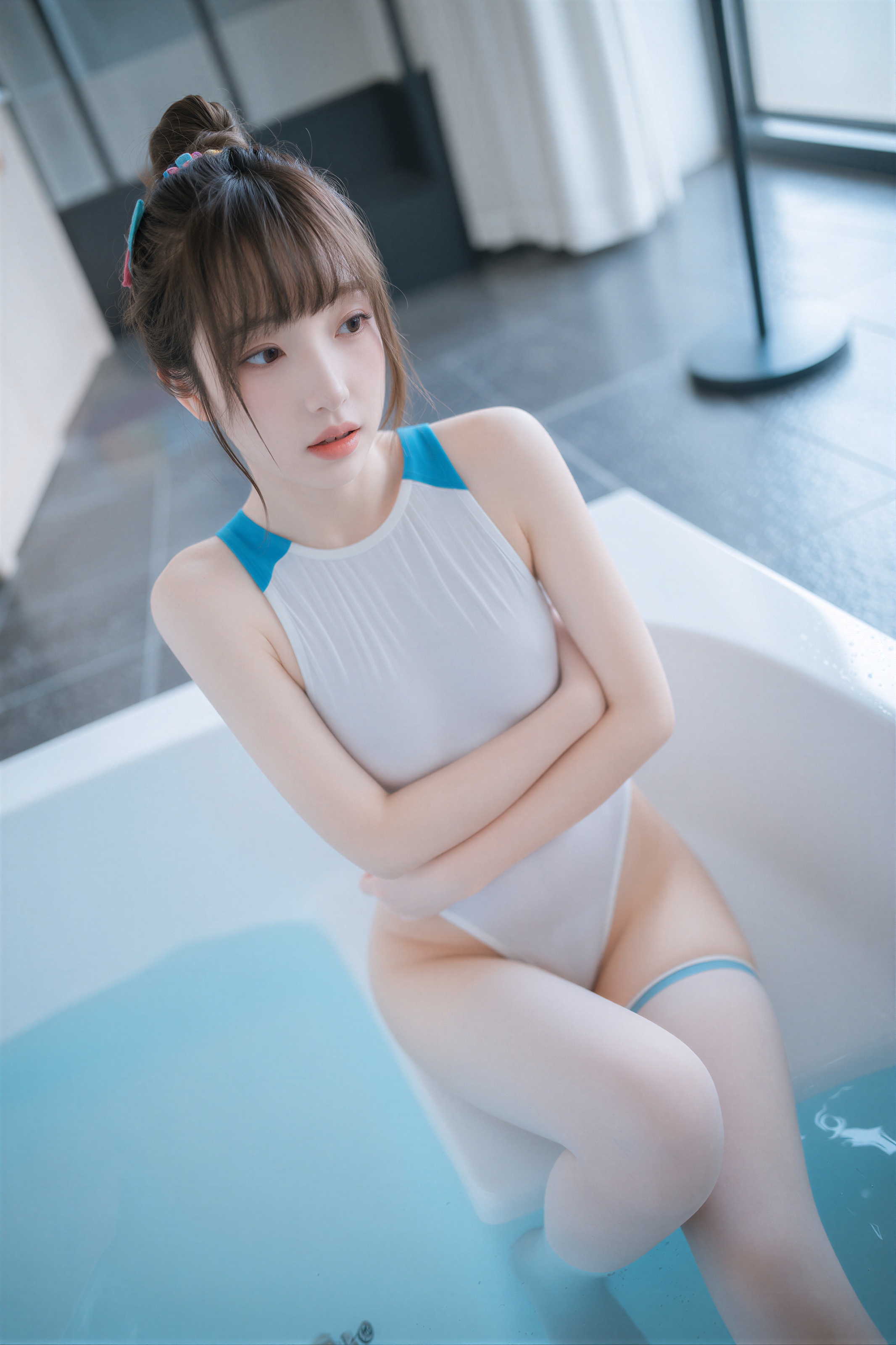 AI Refined DJAWA Photo – Hanari 하나리 – Swimming Lessons 17 152P 第76张图