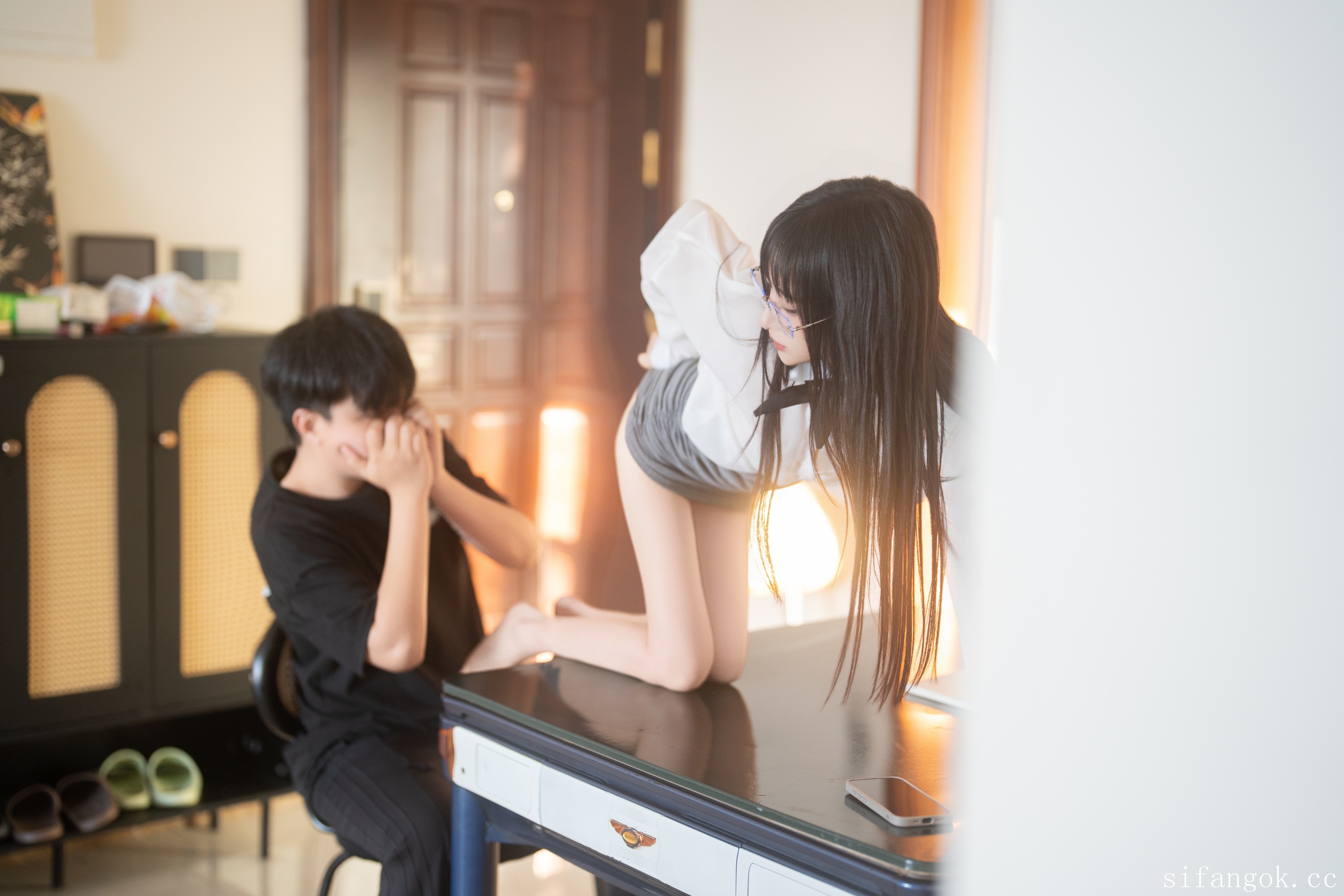 Xiuren Uncensored – 茂木希子 璐璐 – R18 希威社模特 家教与后妈 73P 第33张图