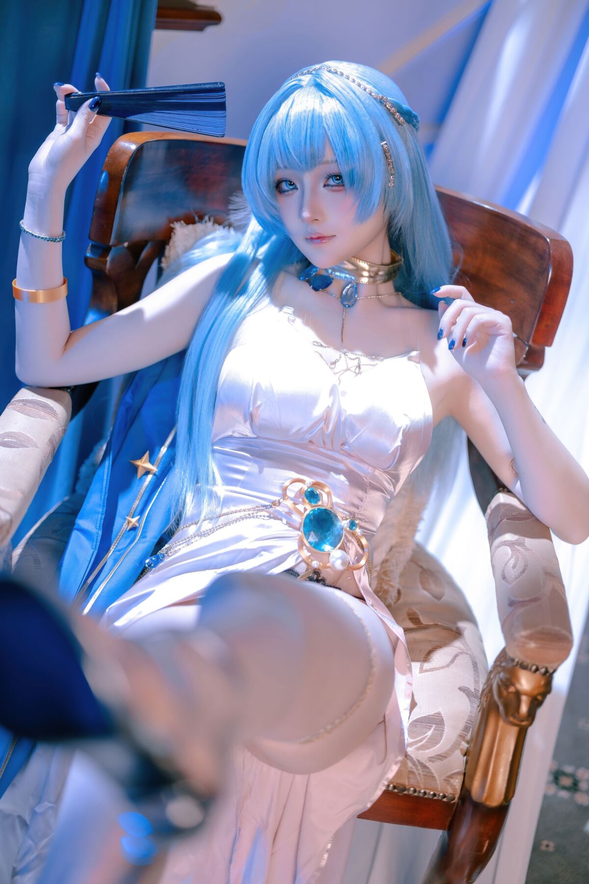 Coser@屿鱼 - 胜利女神 妮姬 海伦 礼服 (61P) 第16张图