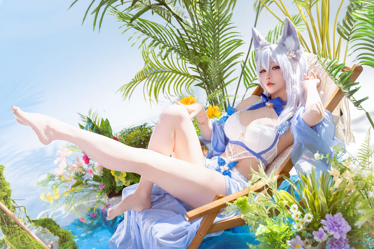 Coser@星之迟迟Hoshilily - 碧蓝航线 信浓泳装 (53P) 第24张图
